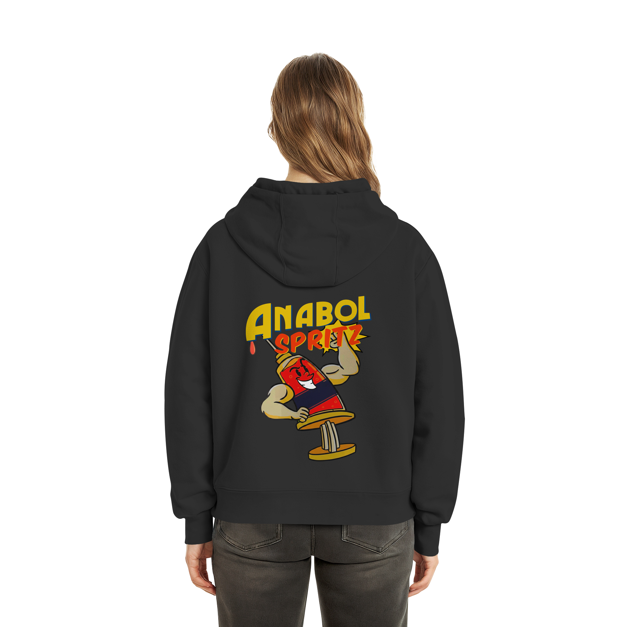 Anabol Spritz - Fluffy Boxcut Hoodie