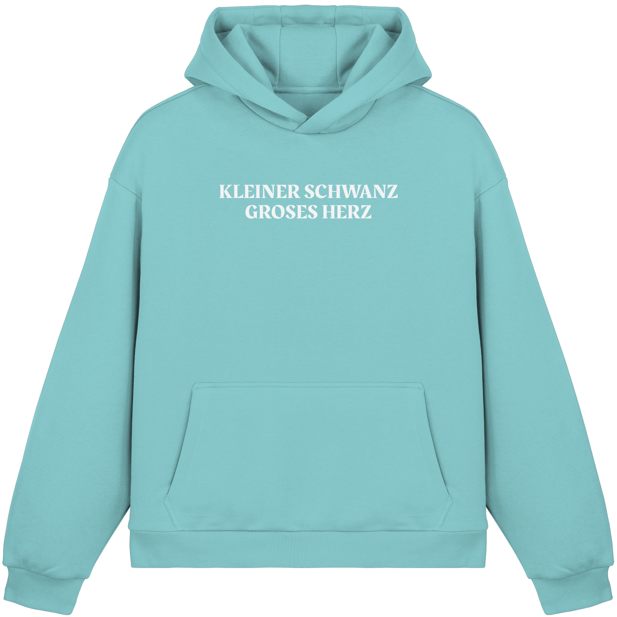 Schwanz Weiss - Fluffy Boxcut Hoodie