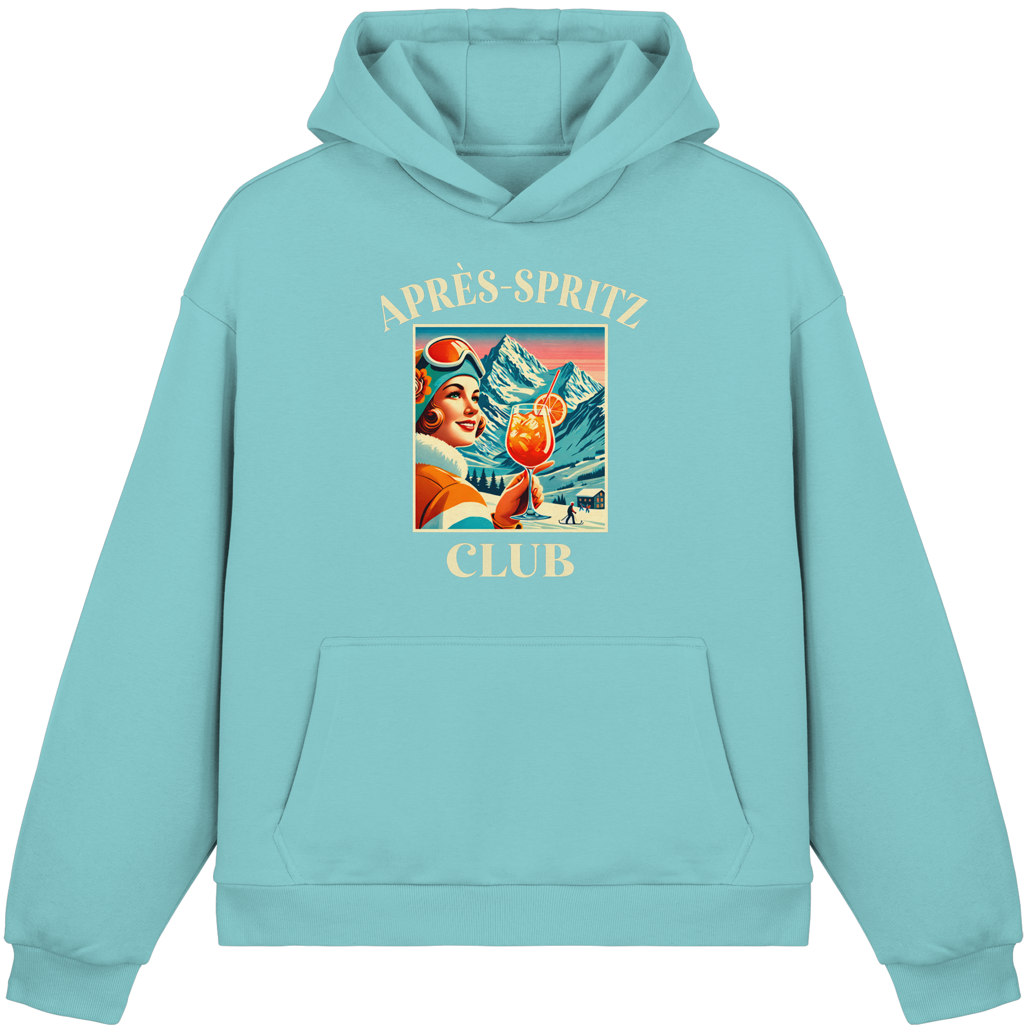 Apres Spritz Club - Fluffy Boxcut Hoodie
