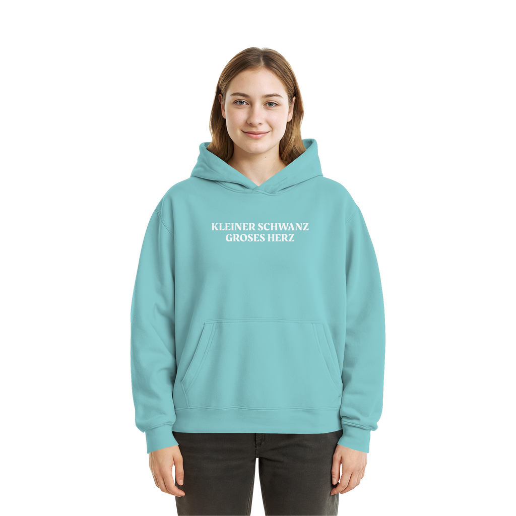 Schwanz Weiss - Fluffy Boxcut Hoodie