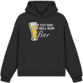 Der Will Nur Bier - Fluffy Boxcut Hoodie