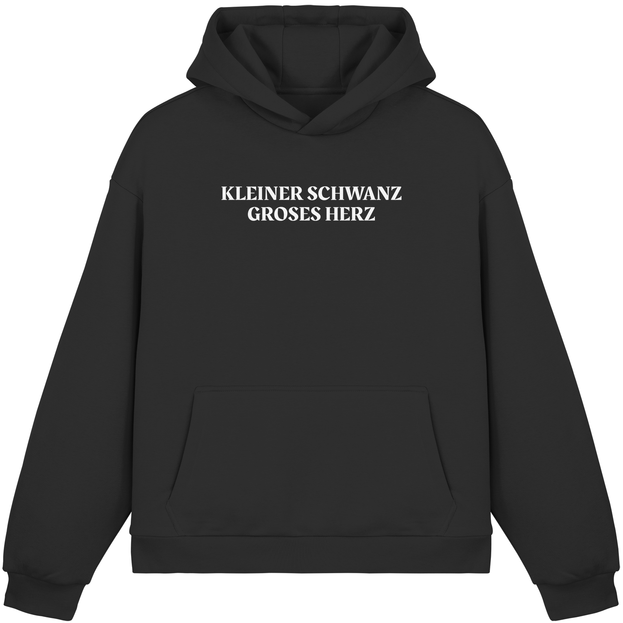 Schwanz Weiss - Fluffy Boxcut Hoodie