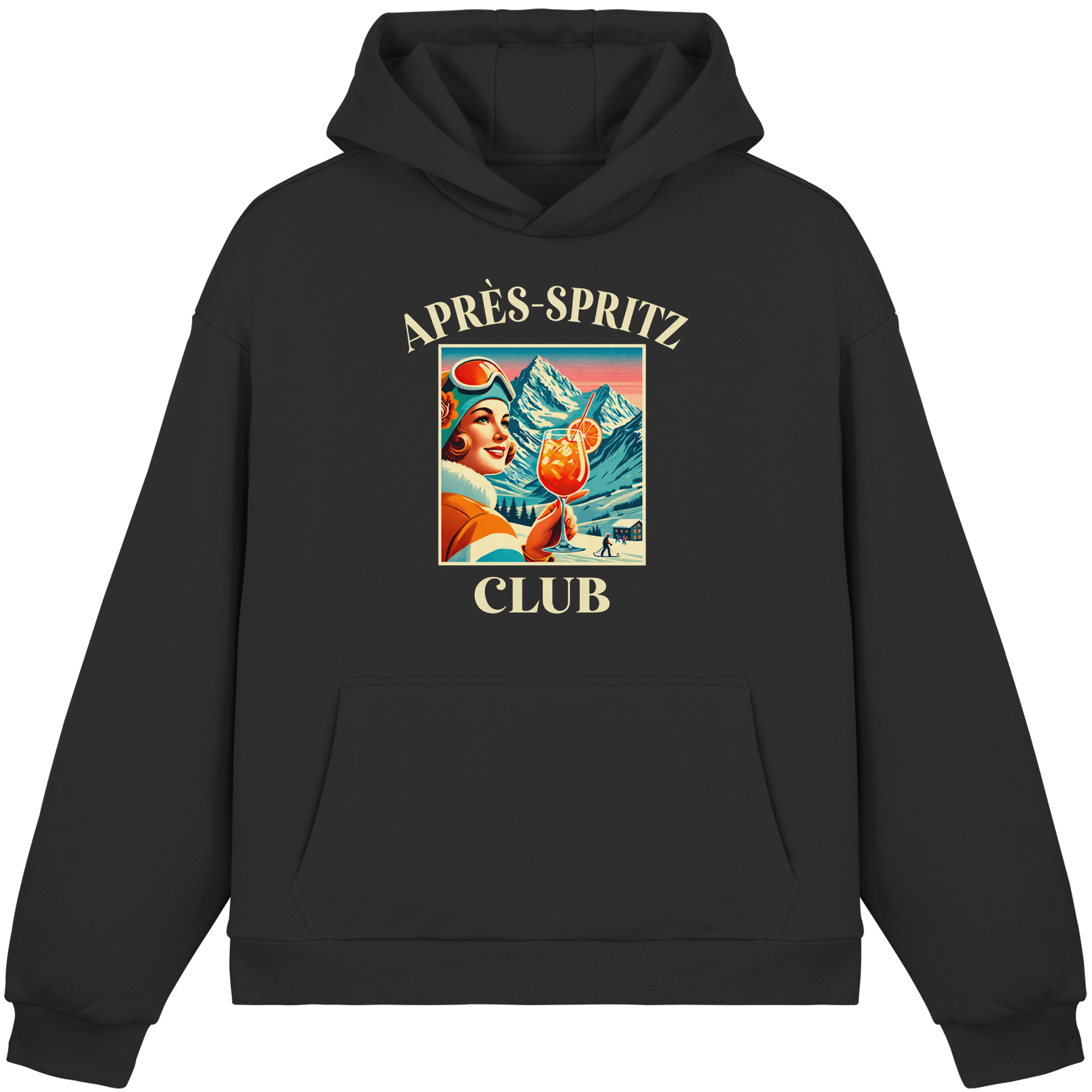Apres Spritz Club - Fluffy Boxcut Hoodie