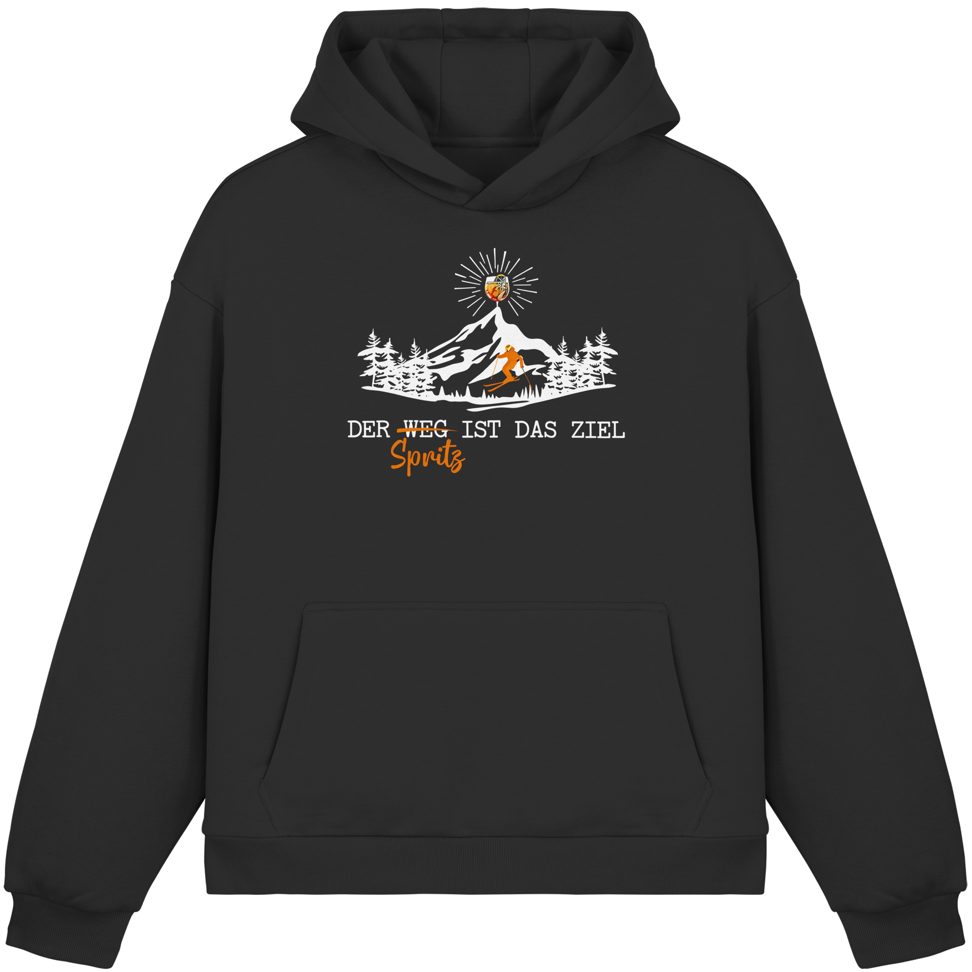 Der Spritz, das Ziel! - Fluffy Boxcut Hoodie