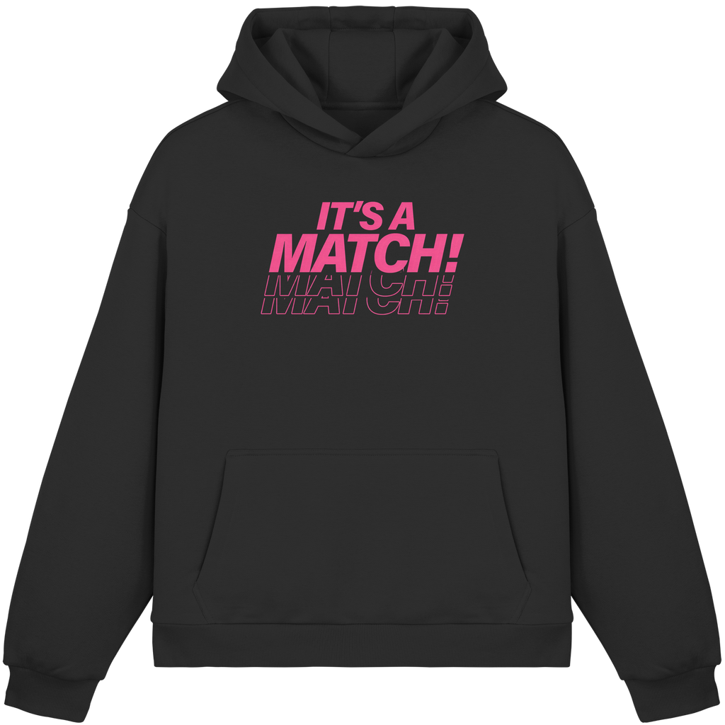 Its A Match - Fluffy Boxcut Hoodie