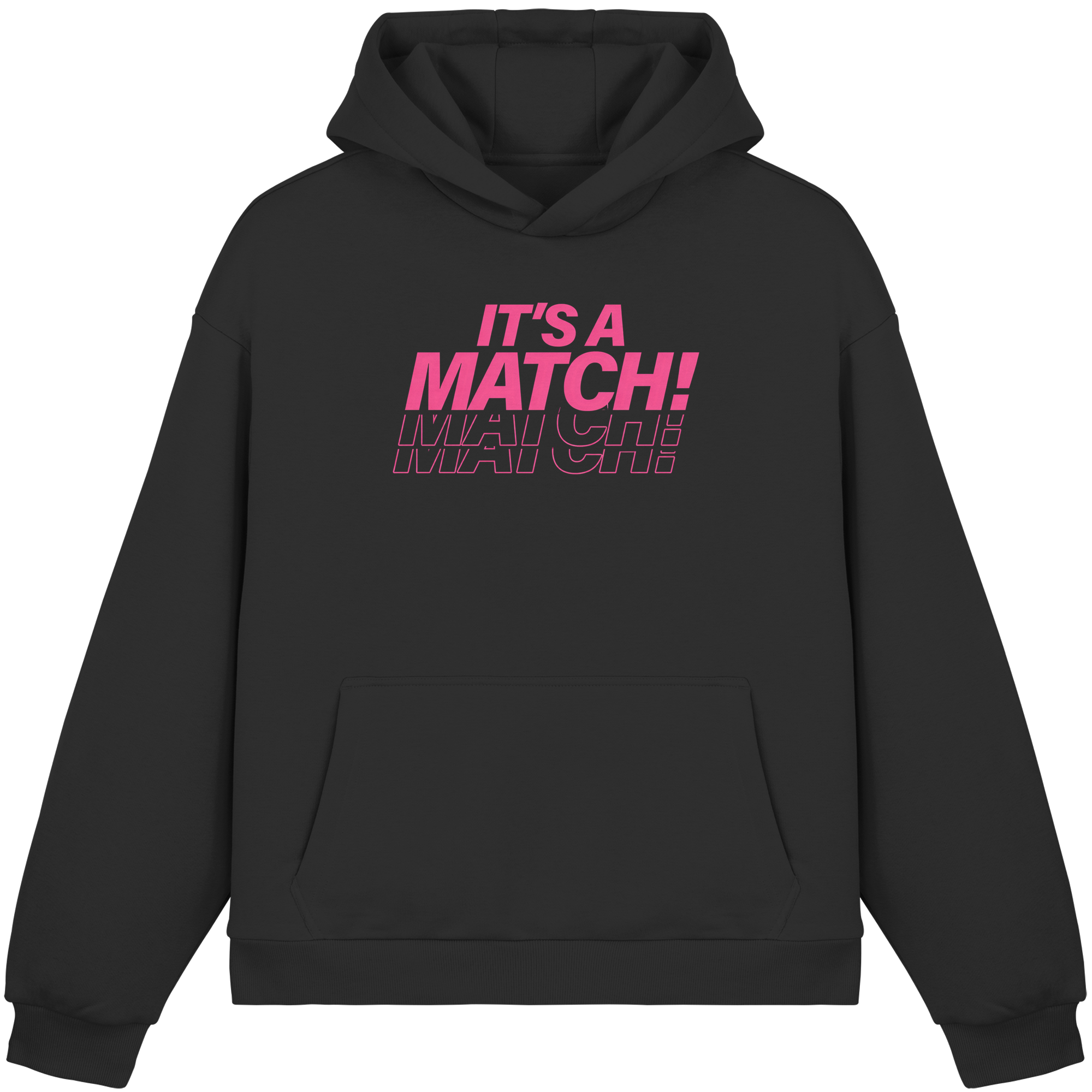 Its A Match - Fluffy Boxcut Hoodie