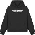Schwer Bewaffnet Weiss - Fluffy Boxcut Hoodie