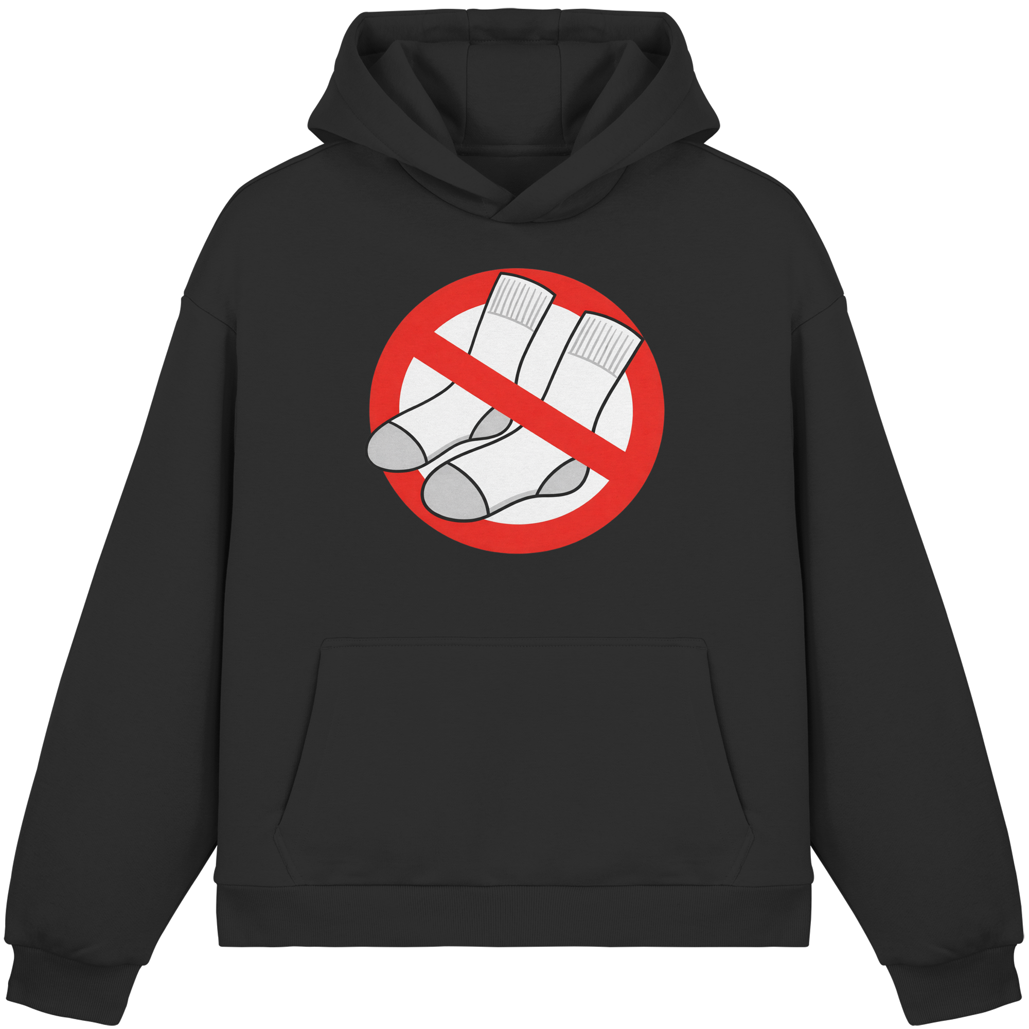 No Socks! - Fluffy Boxcut Hoodie