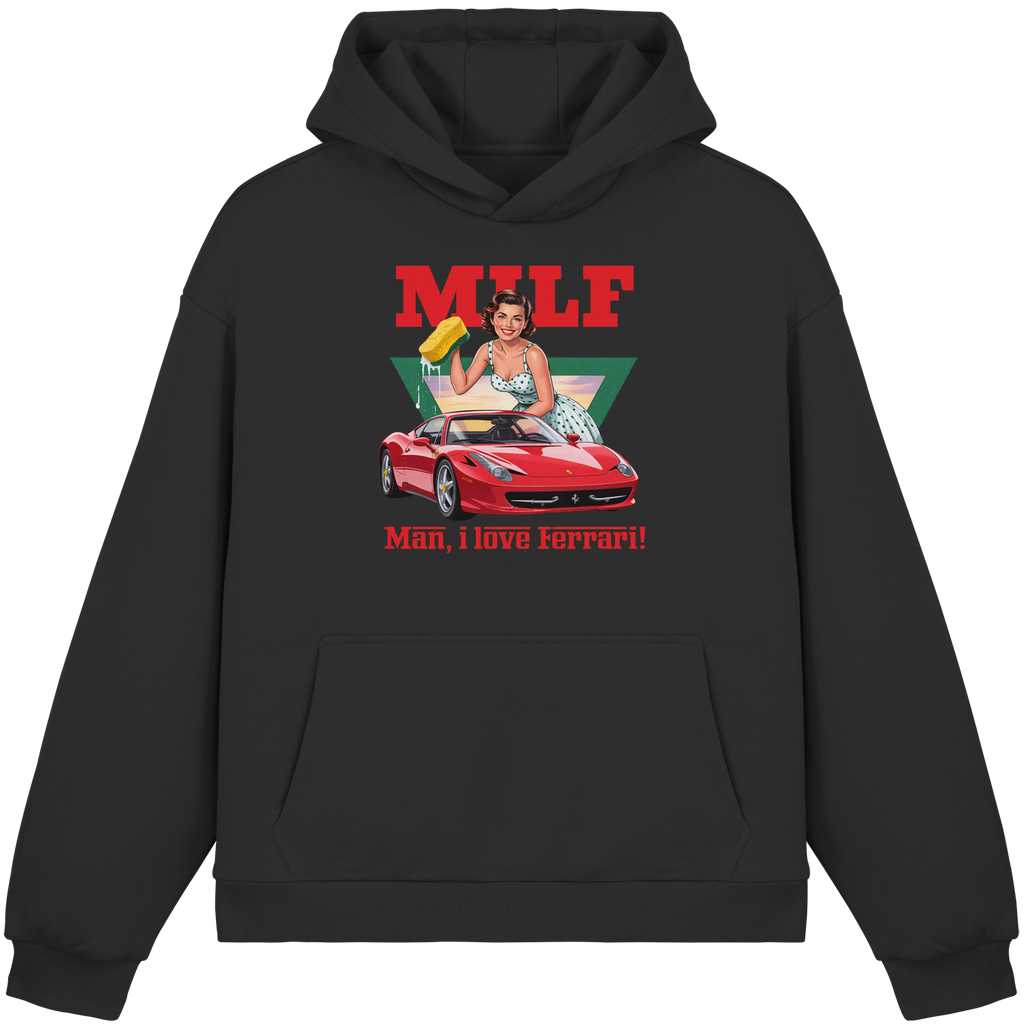 MILF - Fluffy Boxcut Hoodie
