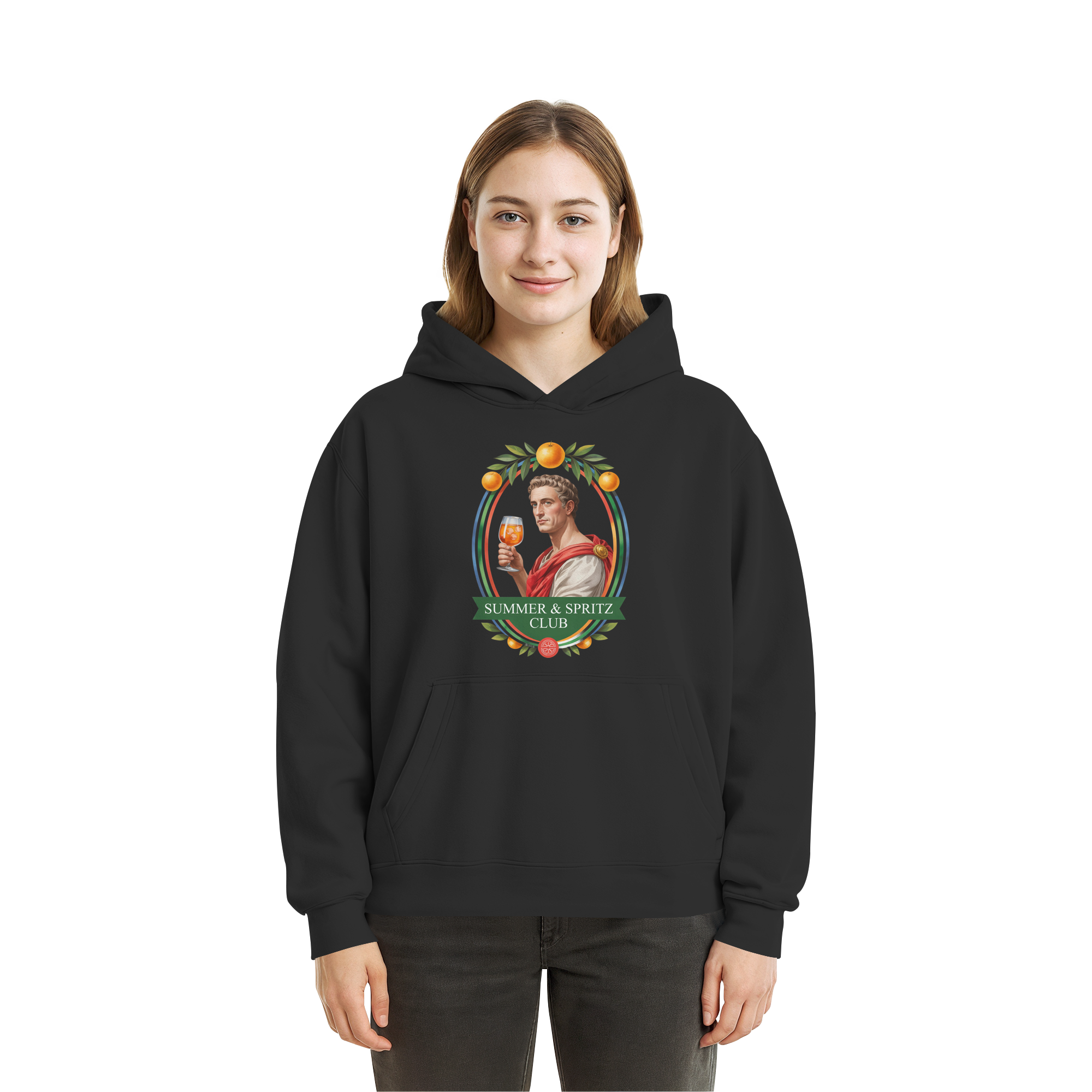 Summer Spritz - Fluffy Boxcut Hoodie