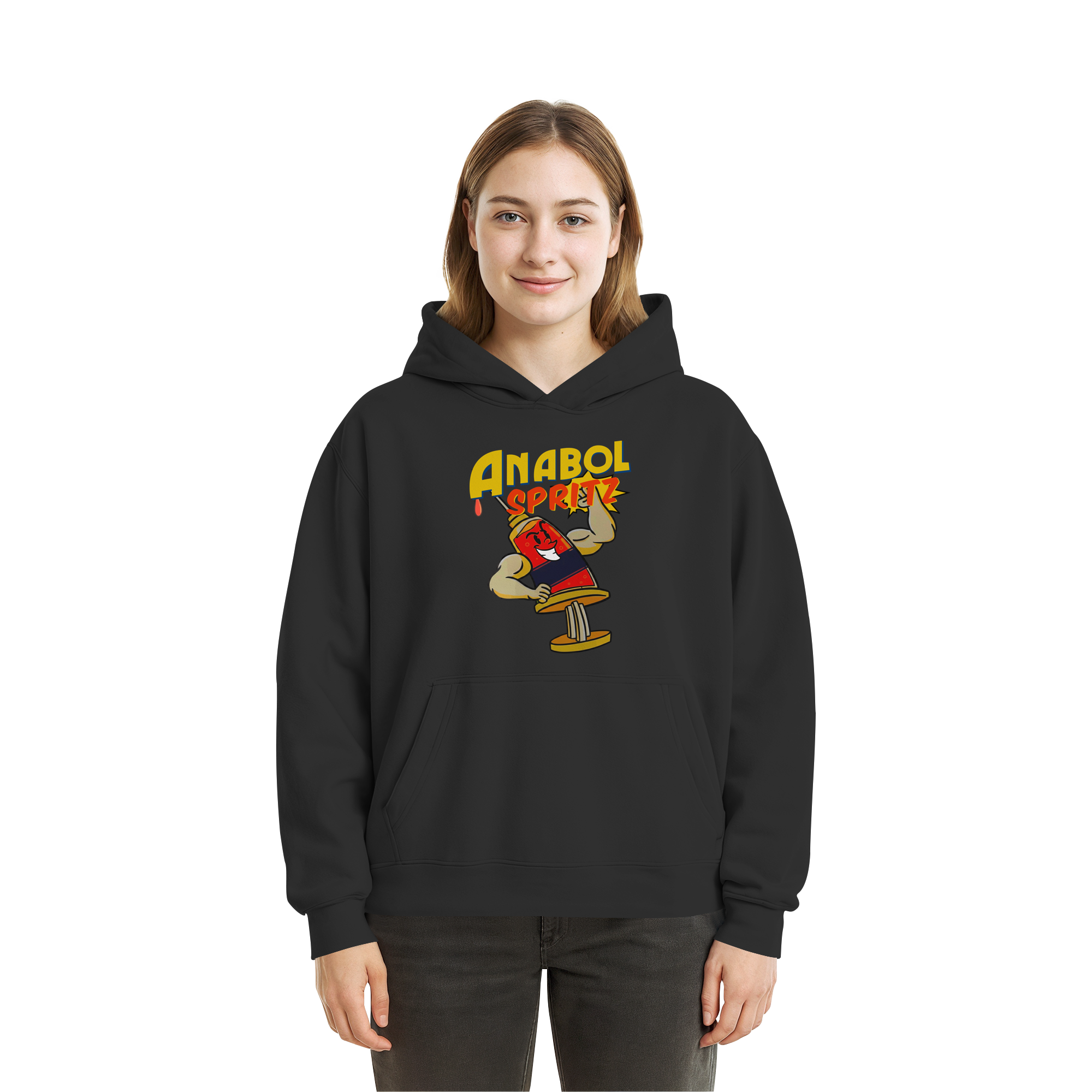 Anabol Spritz - Fluffy Boxcut Hoodie