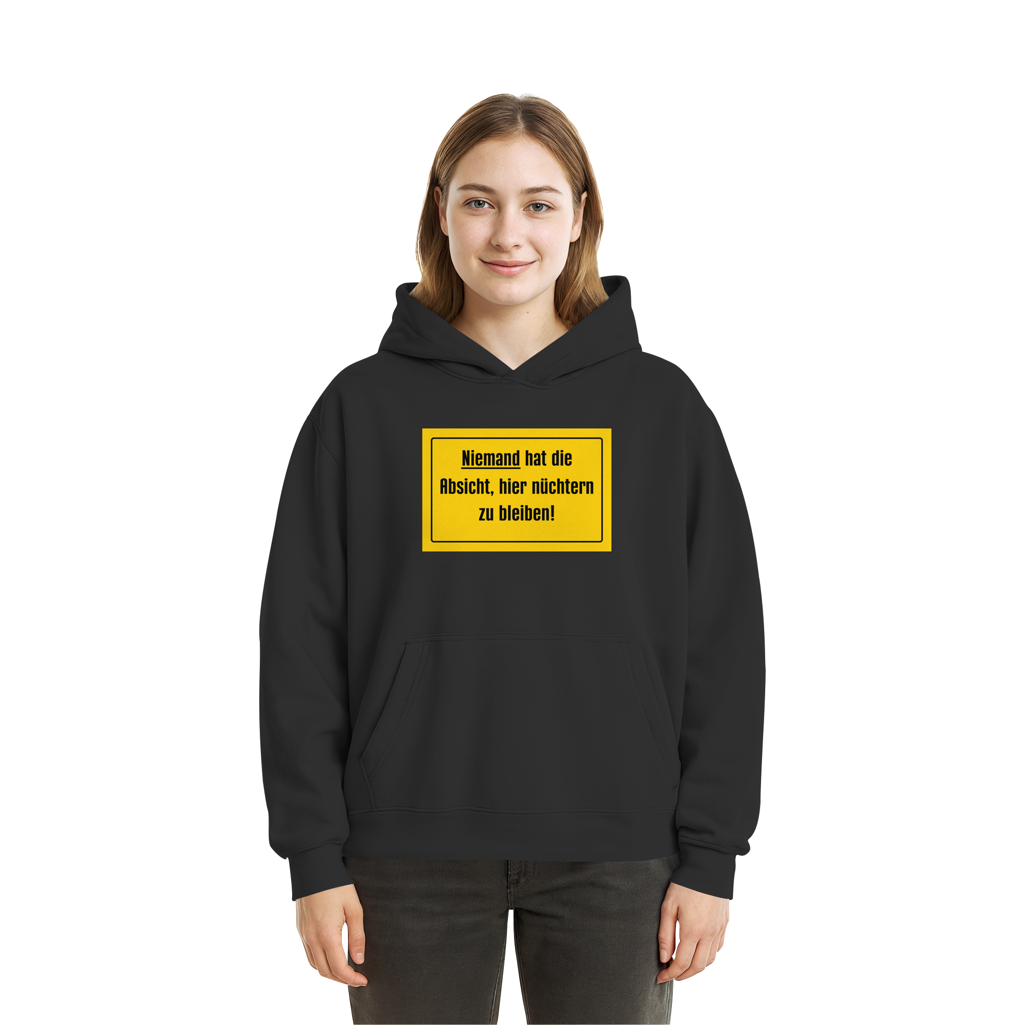 Nüchtern! - Fluffy Boxcut Hoodie