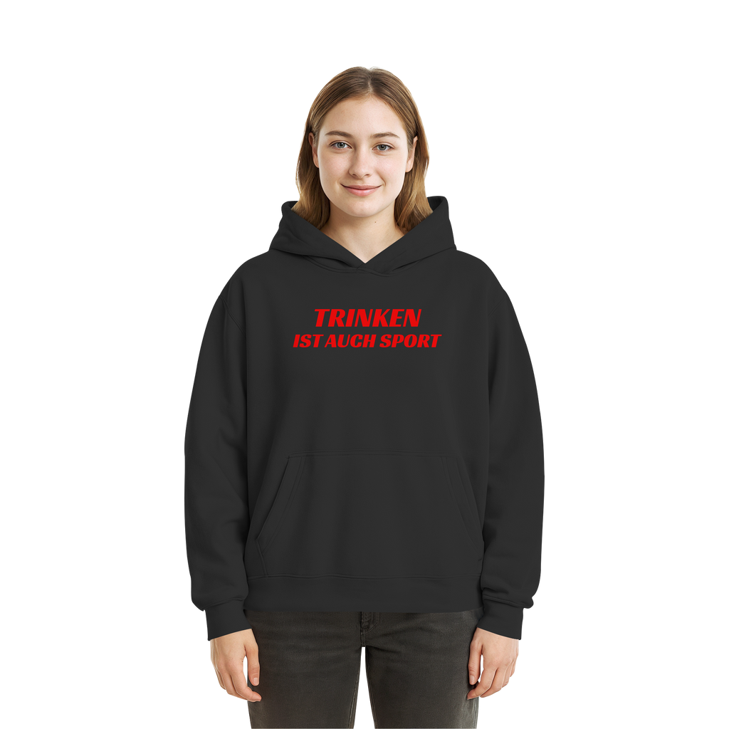 Trinken ist auch Sport - Fluffy Boxcut Hoodie