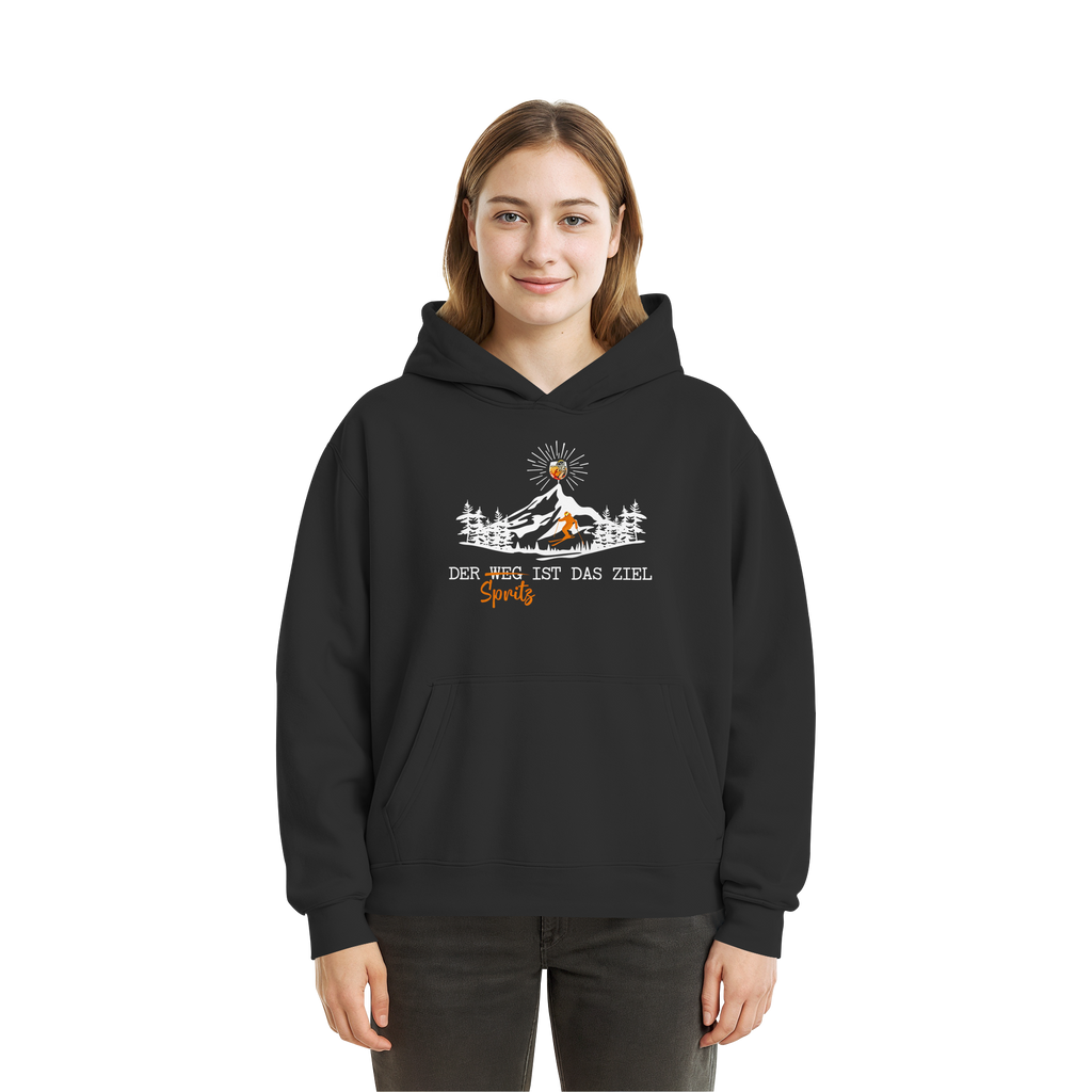 Der Spritz, das Ziel! - Fluffy Boxcut Hoodie