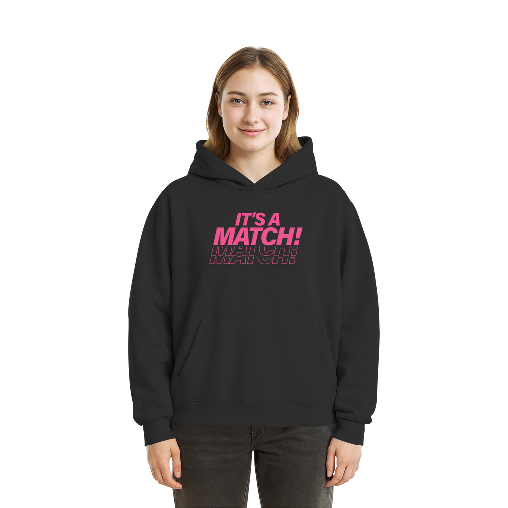 Its A Match - Fluffy Boxcut Hoodie