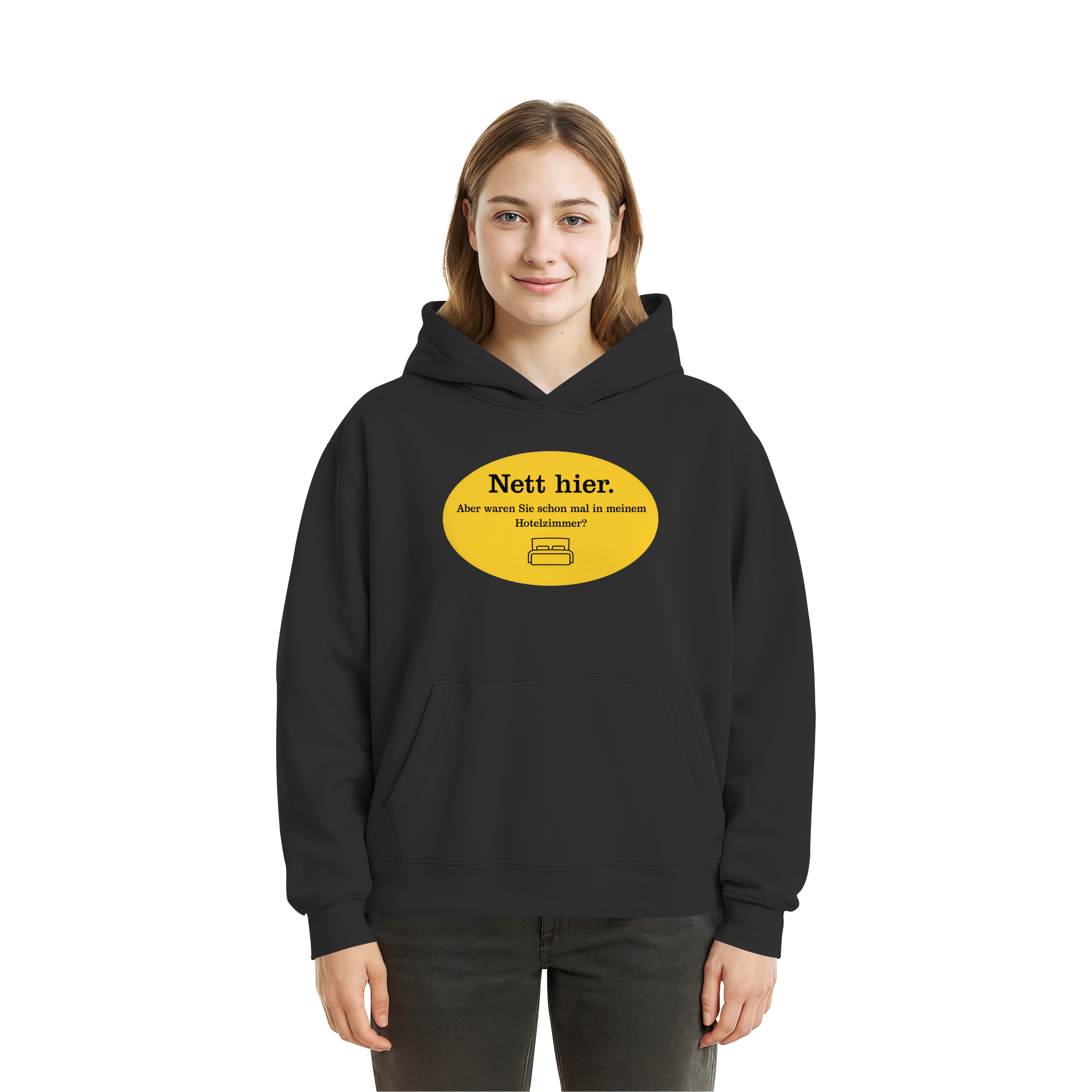 Nett Hier! - Fluffy Boxcut Hoodie