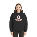 0 Bitches - Fluffy Boxcut Hoodie