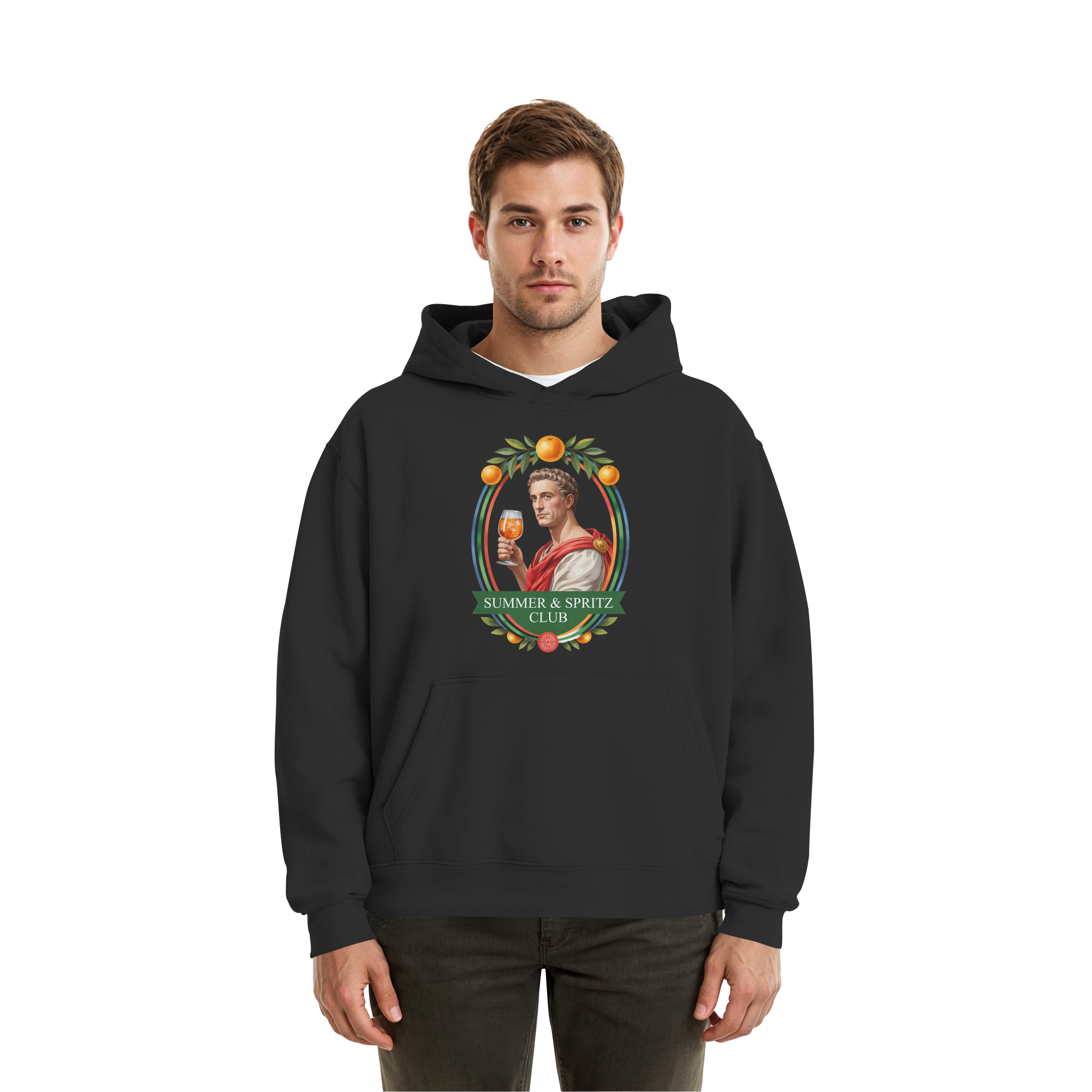 Summer Spritz - Fluffy Boxcut Hoodie
