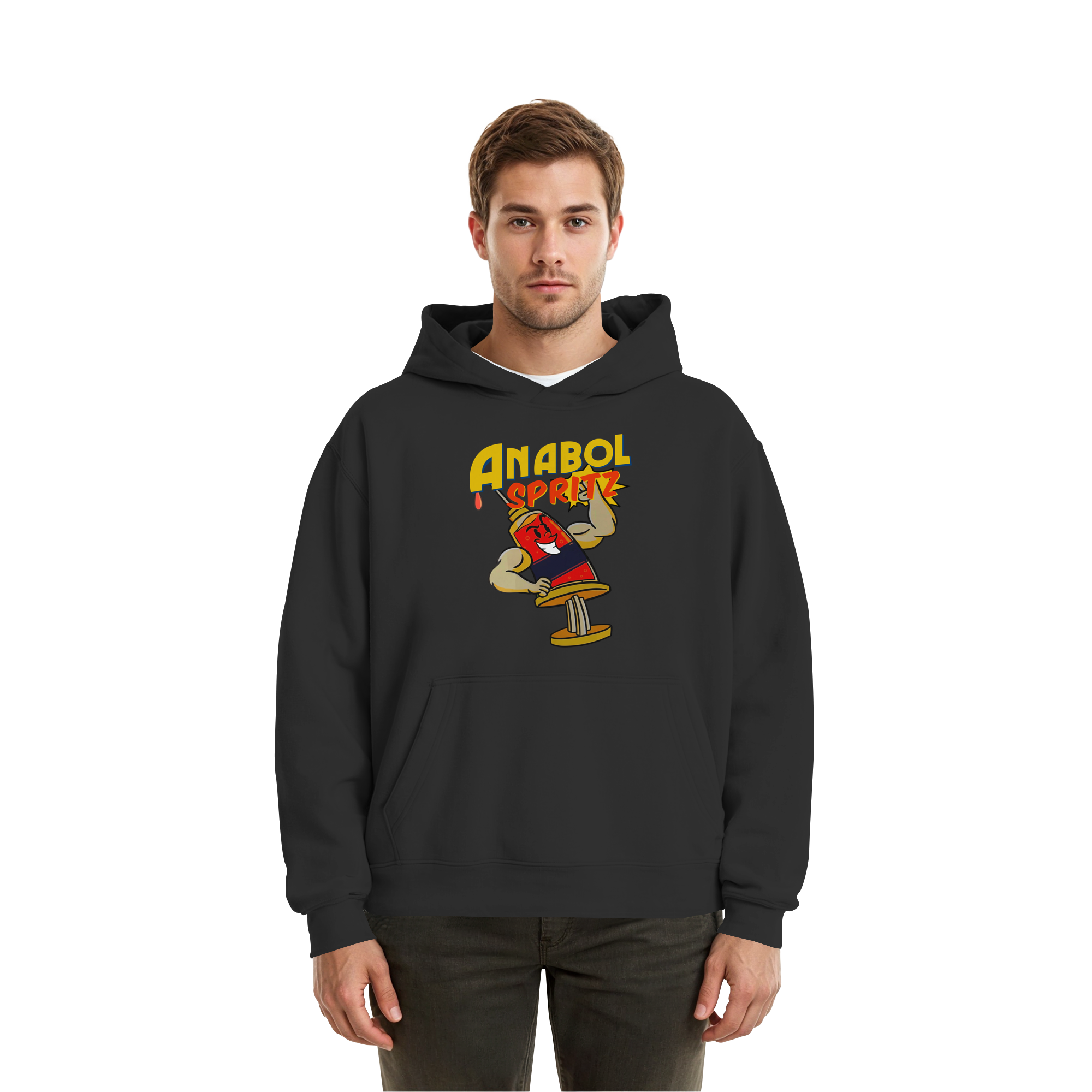 Anabol Spritz - Fluffy Boxcut Hoodie