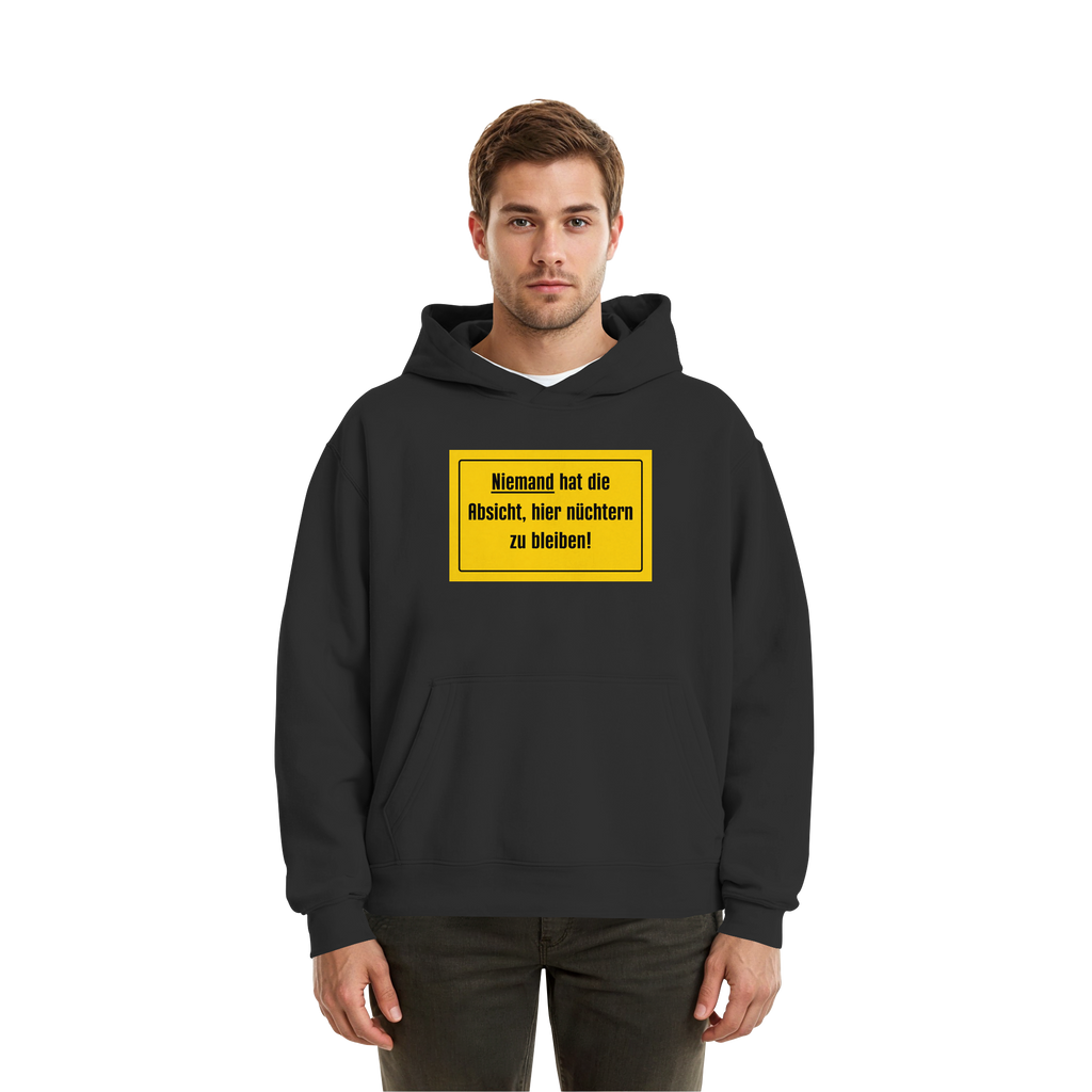 Nüchtern! - Fluffy Boxcut Hoodie