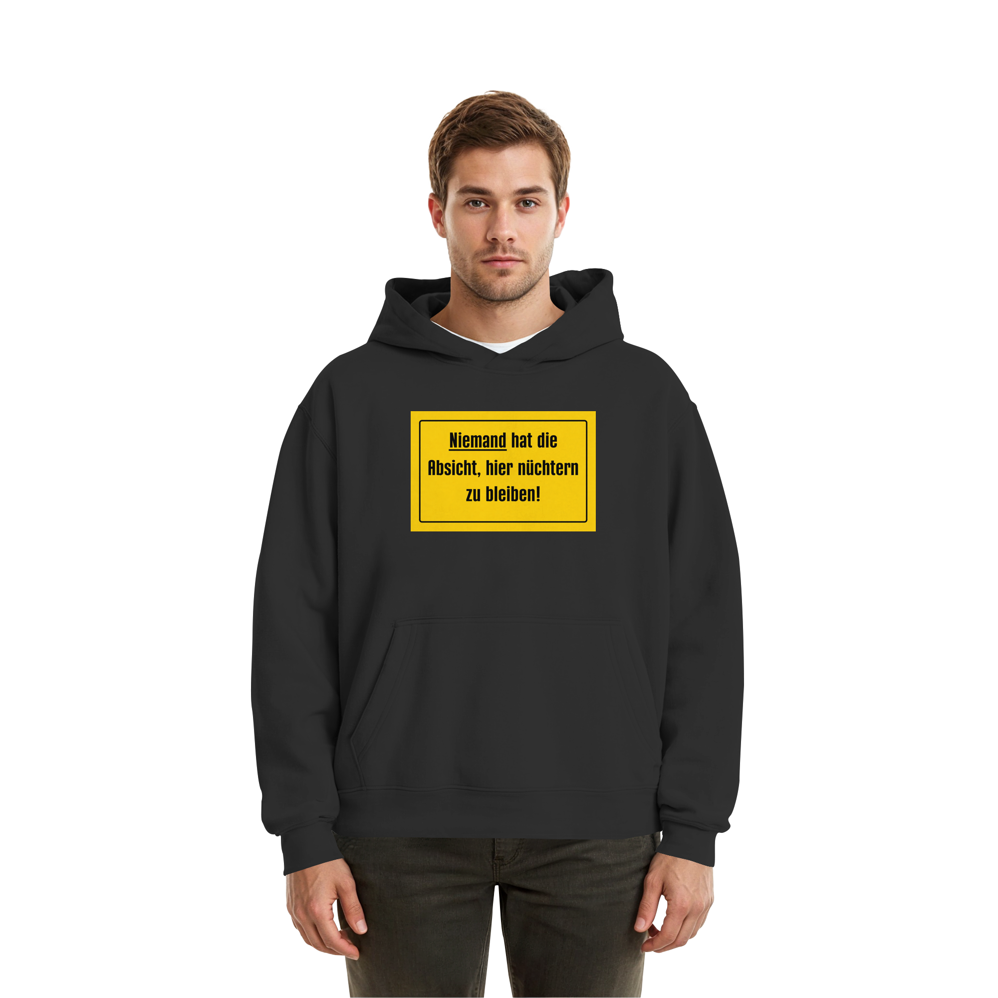 Nüchtern! - Fluffy Boxcut Hoodie