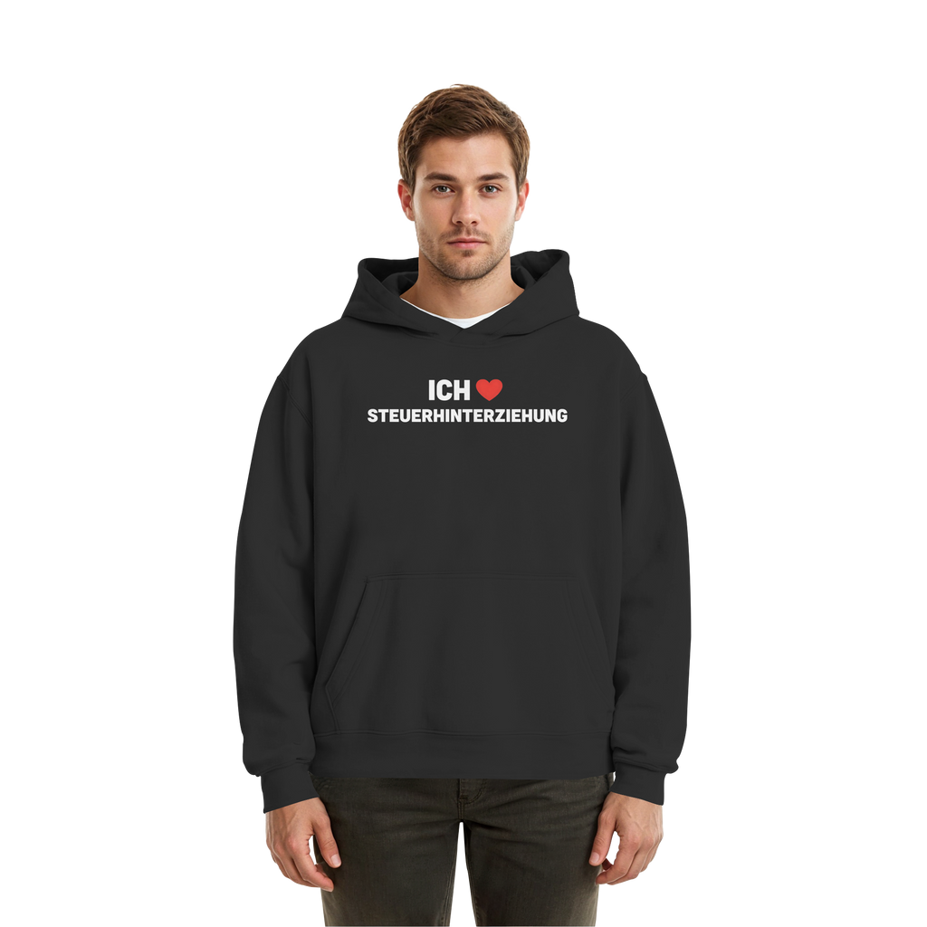 Steuerhinterziehung - Fluffy Boxcut Hoodie