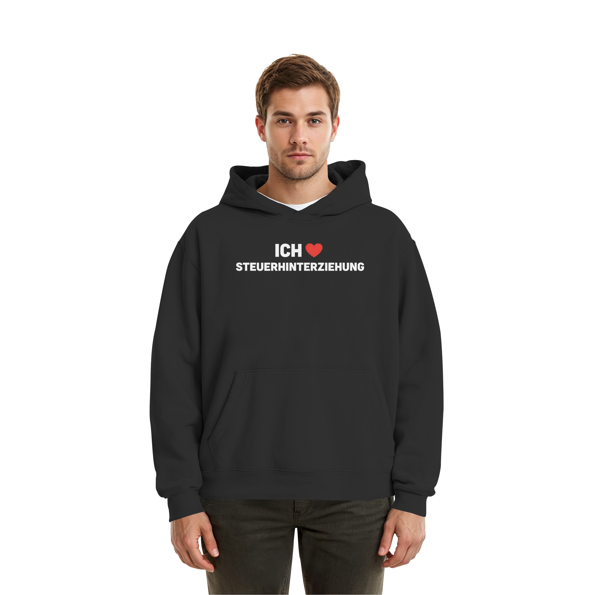Steuerhinterziehung - Fluffy Boxcut Hoodie