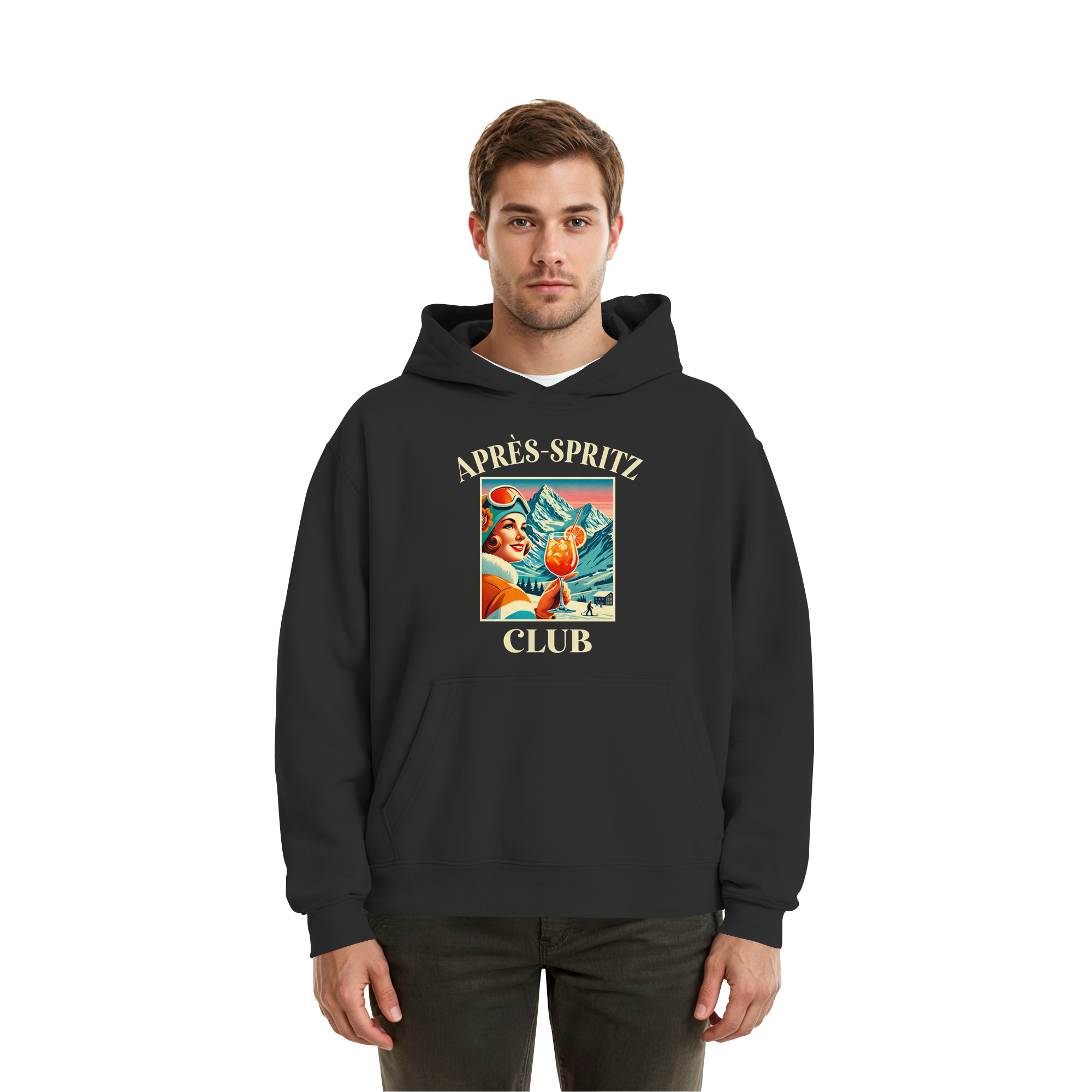 Apres Spritz Club - Fluffy Boxcut Hoodie