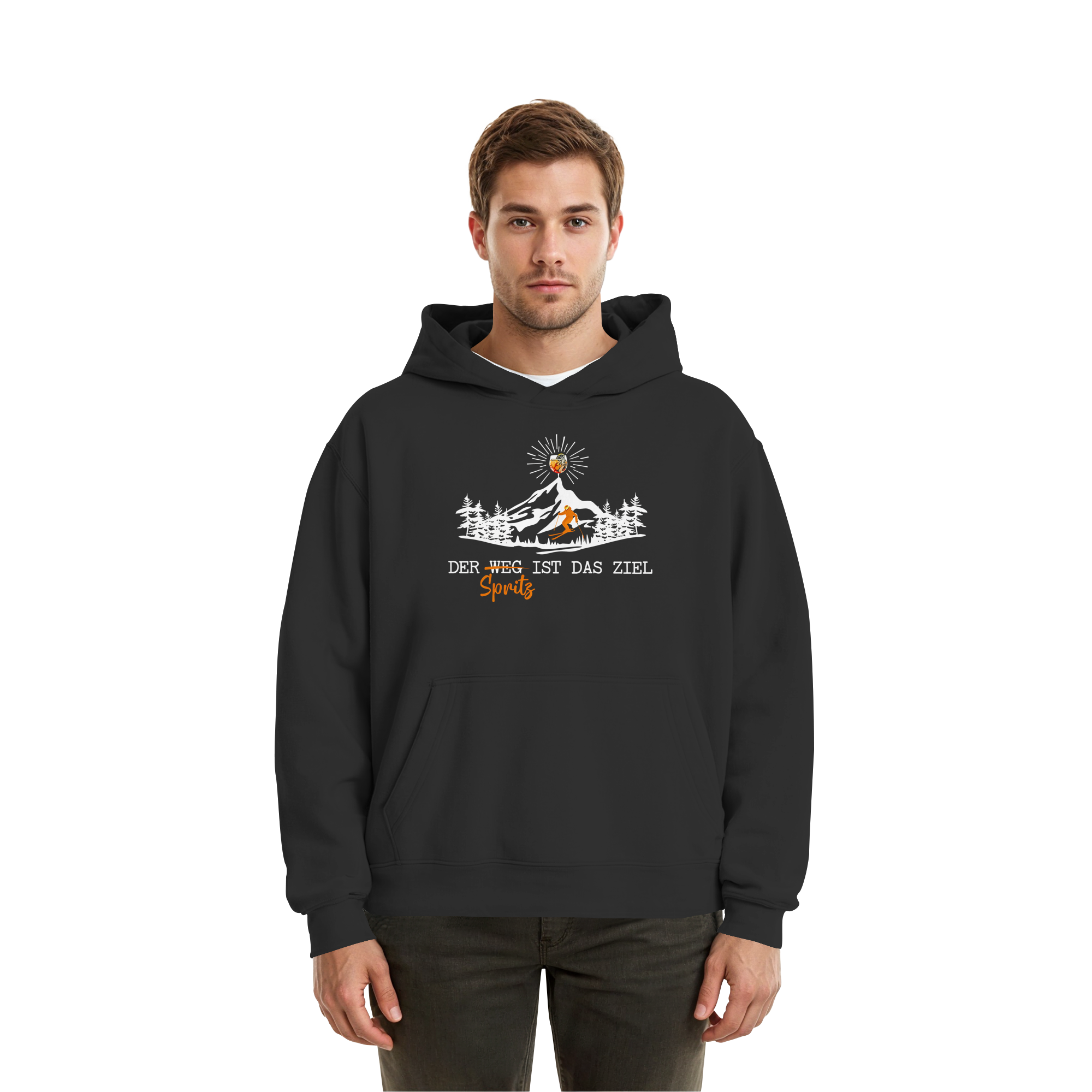 Der Spritz, das Ziel! - Fluffy Boxcut Hoodie