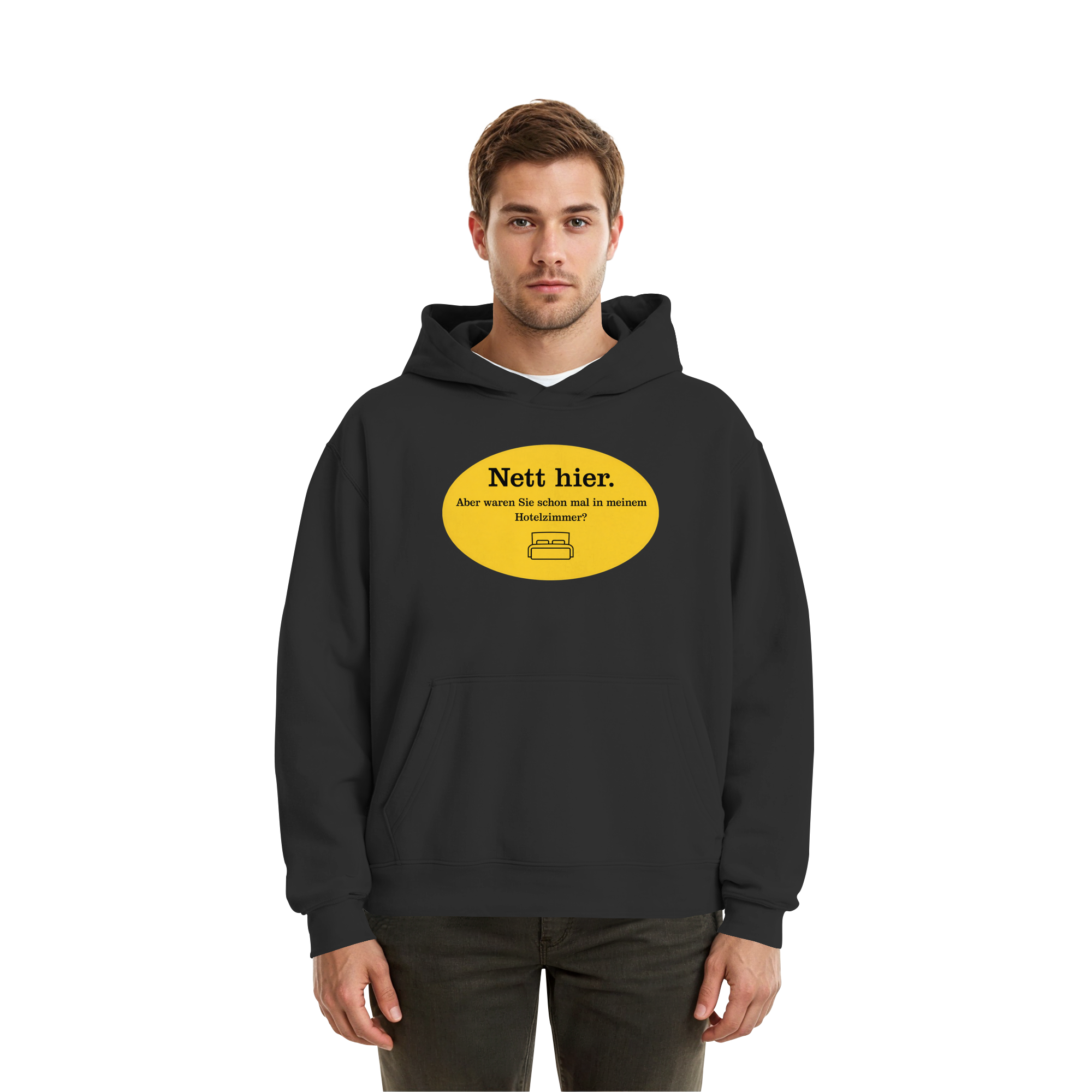 Nett Hier! - Fluffy Boxcut Hoodie
