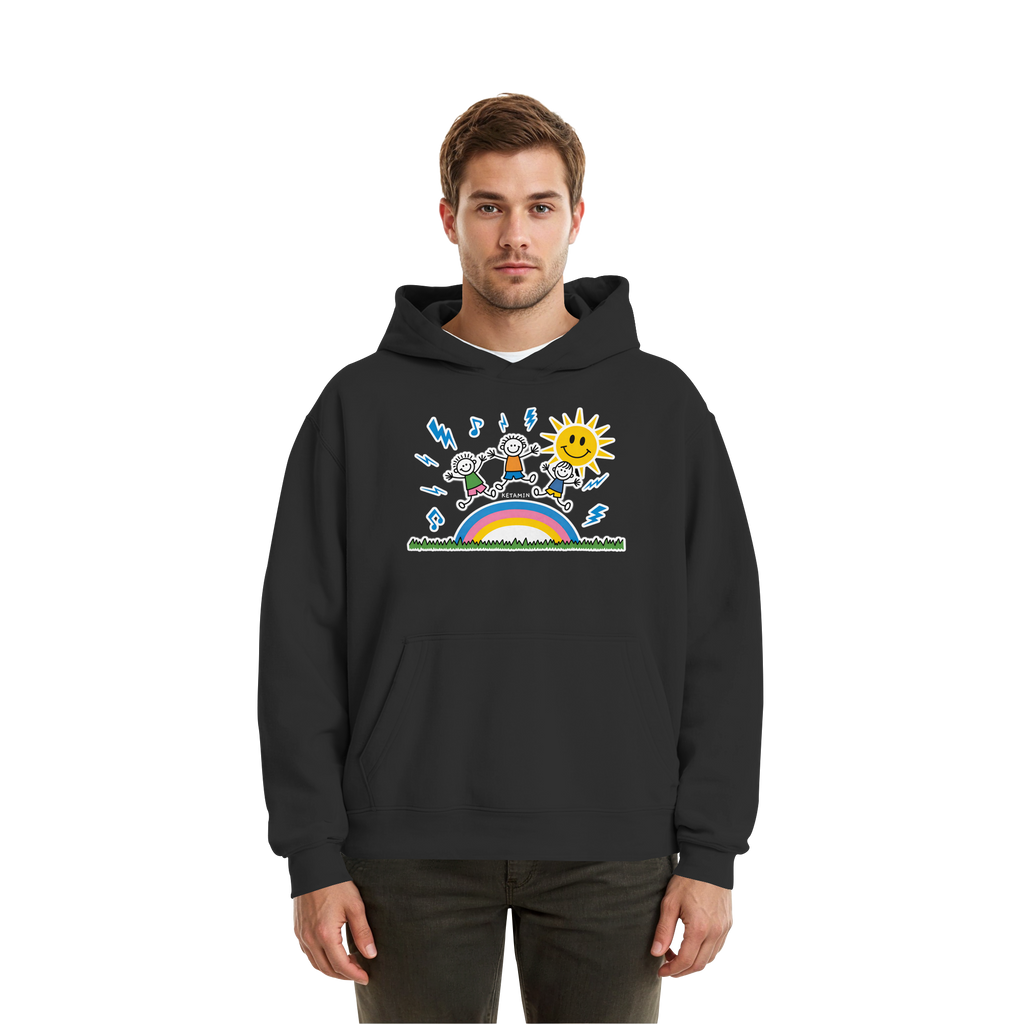 Keta - White - Fluffy Boxcut Hoodie