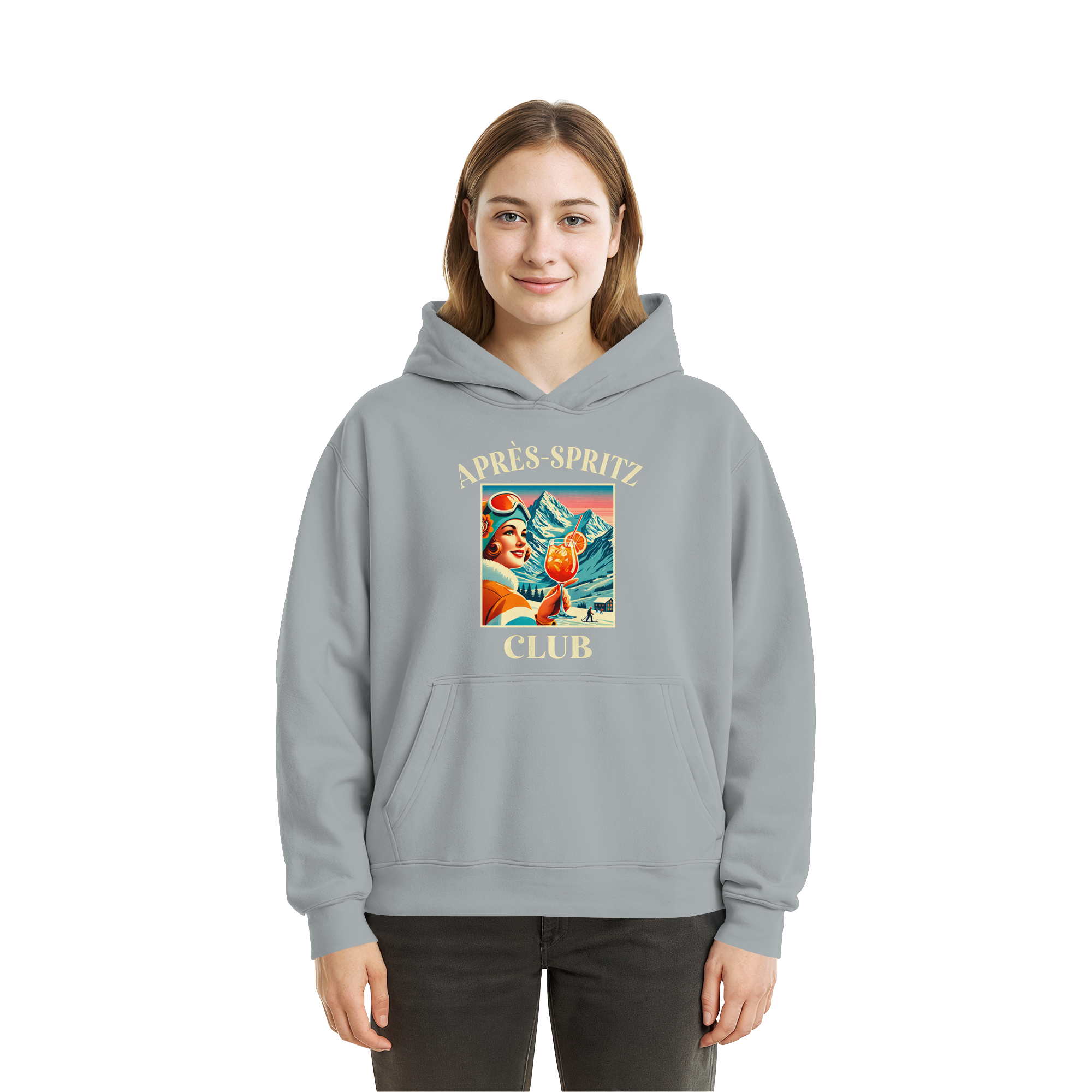 Apres Spritz Club - Fluffy Boxcut Hoodie