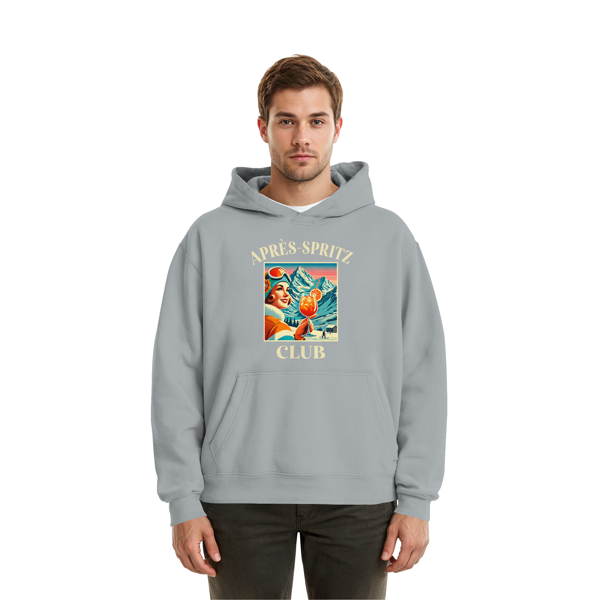 Apres Spritz Club - Fluffy Boxcut Hoodie
