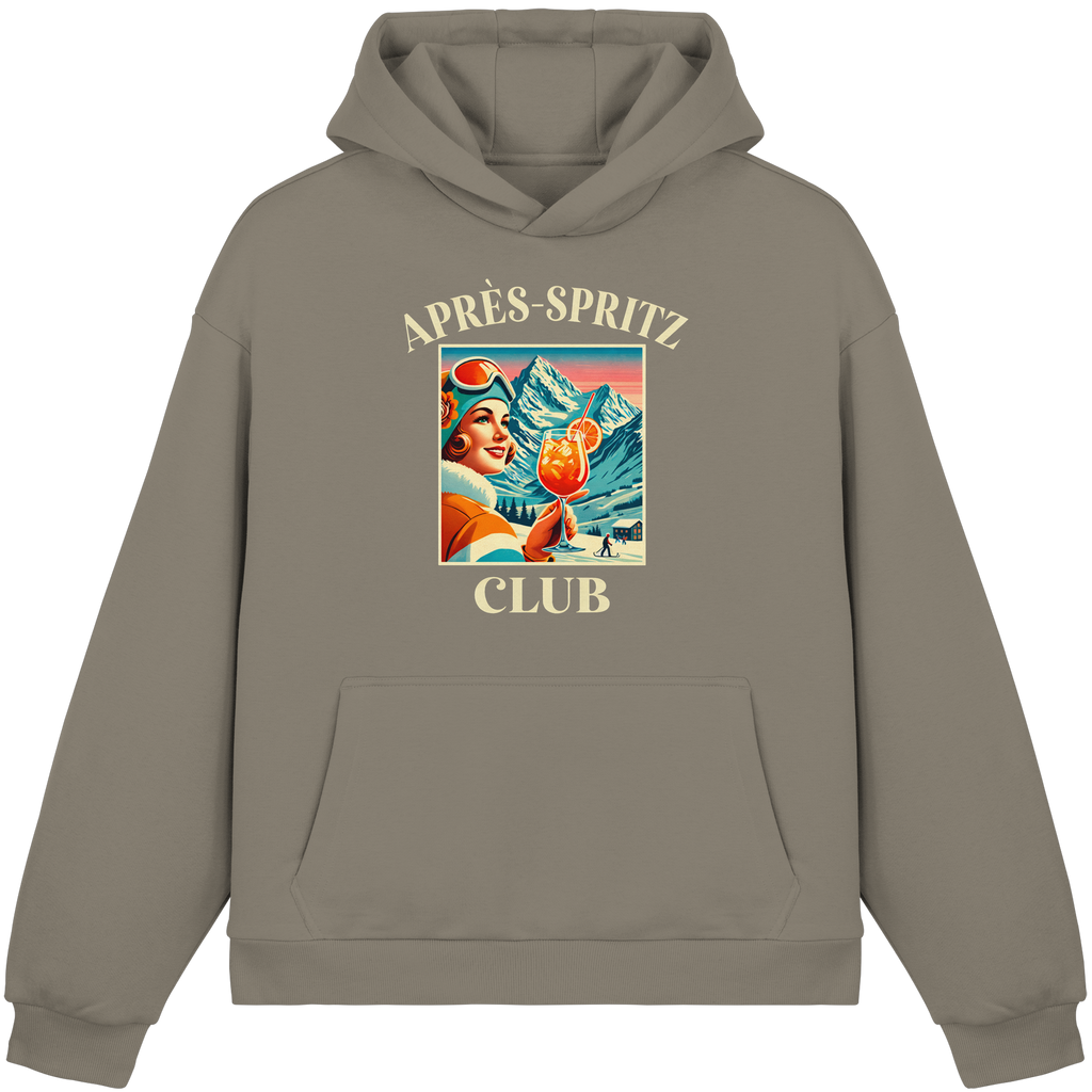 Apres Spritz Club - Fluffy Boxcut Hoodie