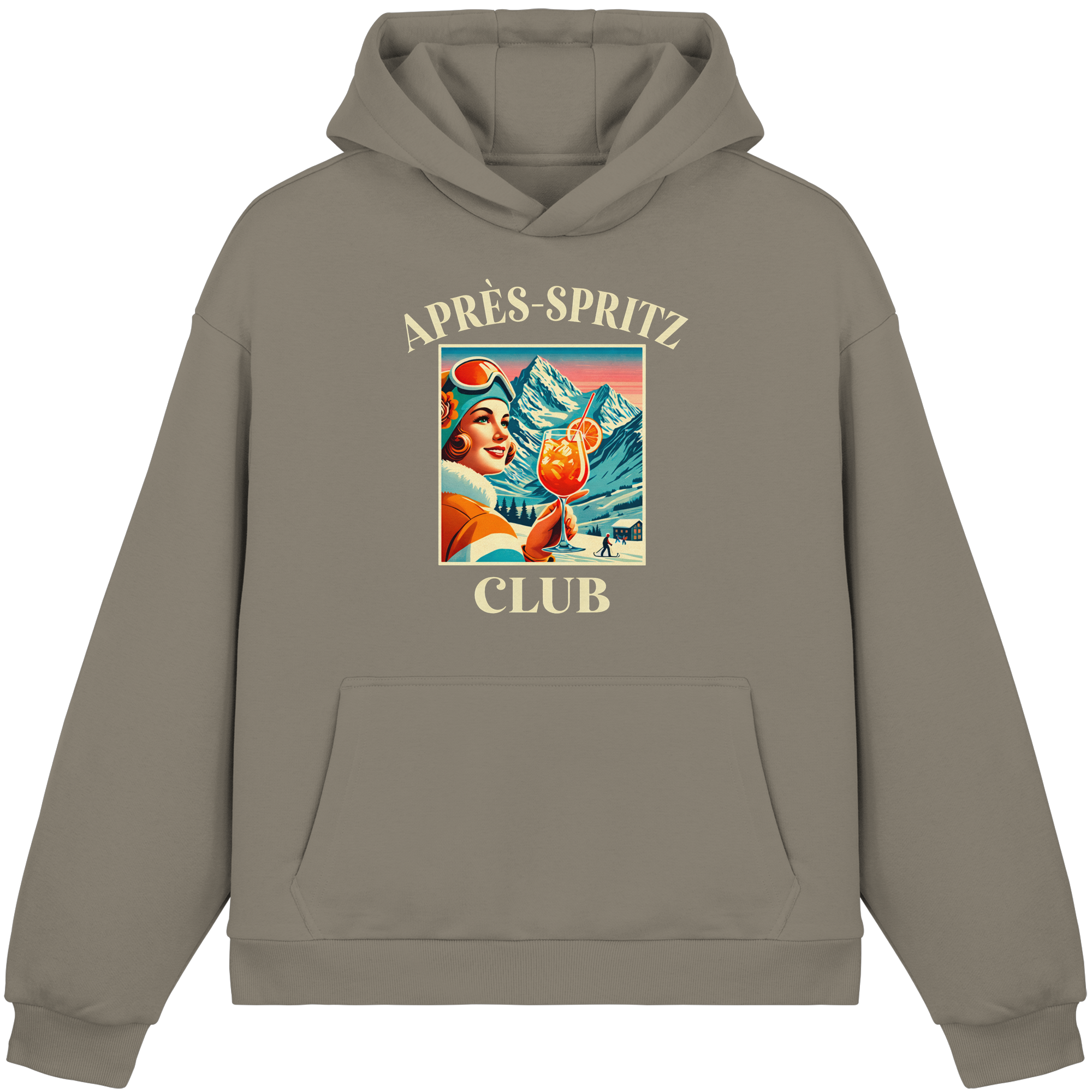 Apres Spritz Club - Fluffy Boxcut Hoodie