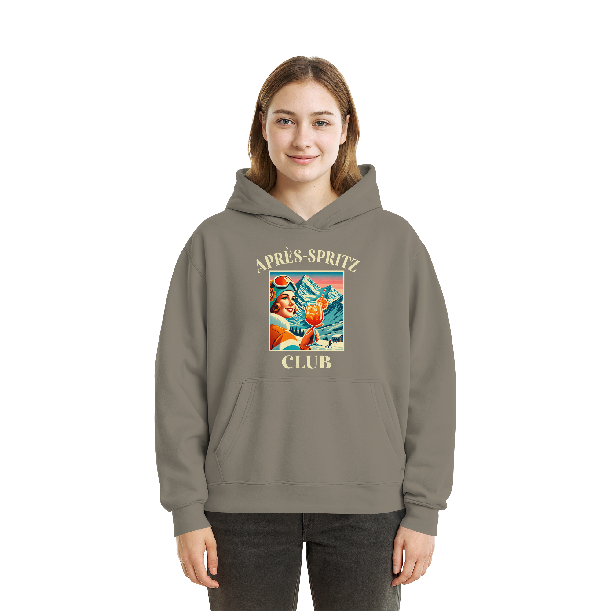 Apres Spritz Club - Fluffy Boxcut Hoodie