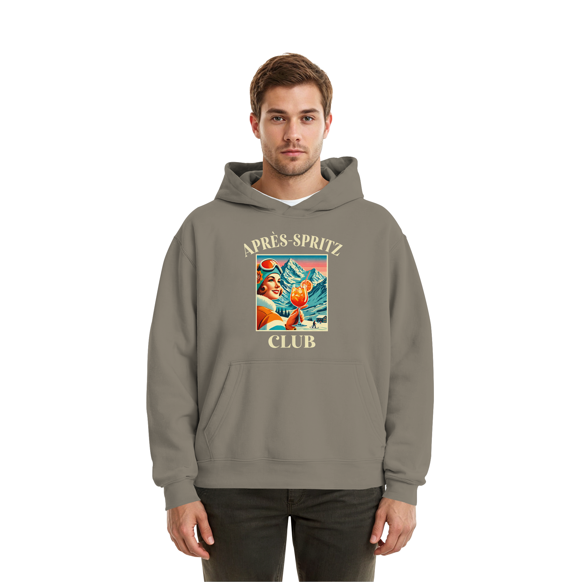 Apres Spritz Club - Fluffy Boxcut Hoodie