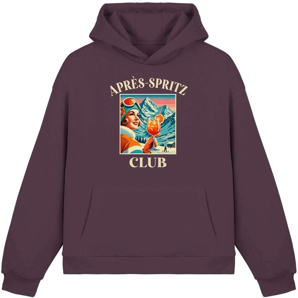 Apres Spritz Club - Fluffy Boxcut Hoodie