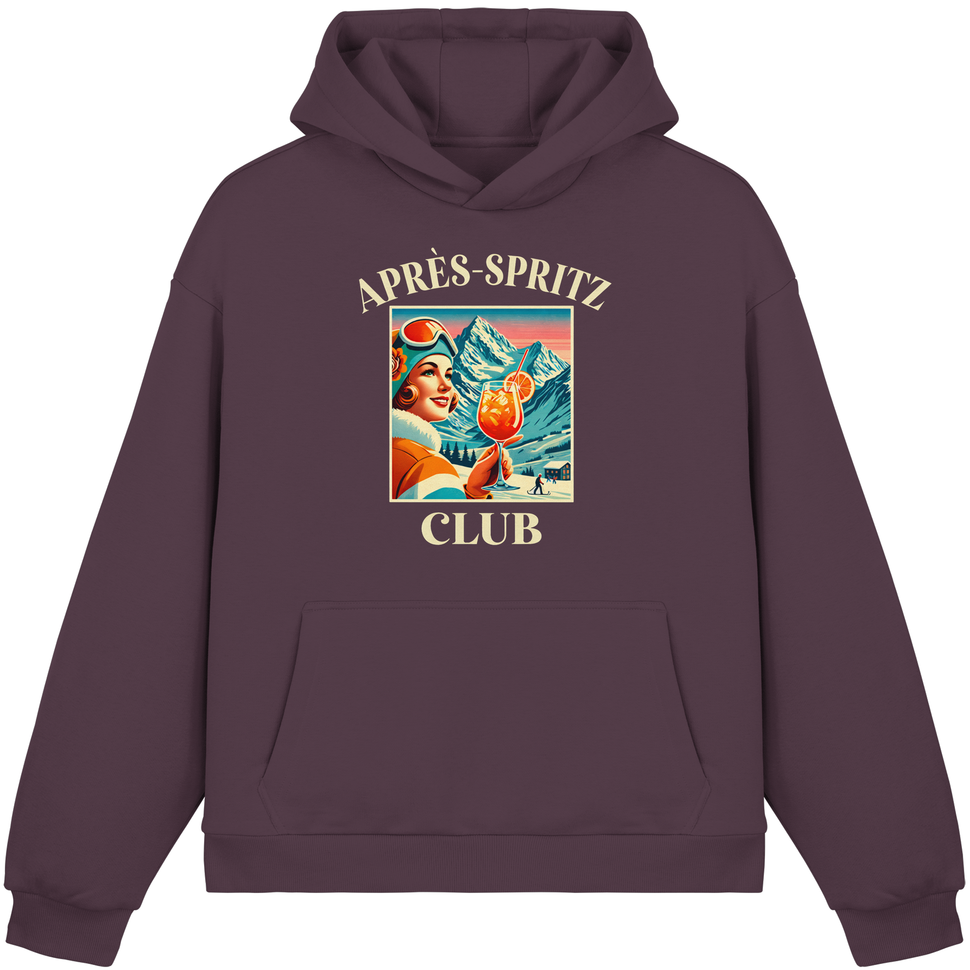 Apres Spritz Club - Fluffy Boxcut Hoodie