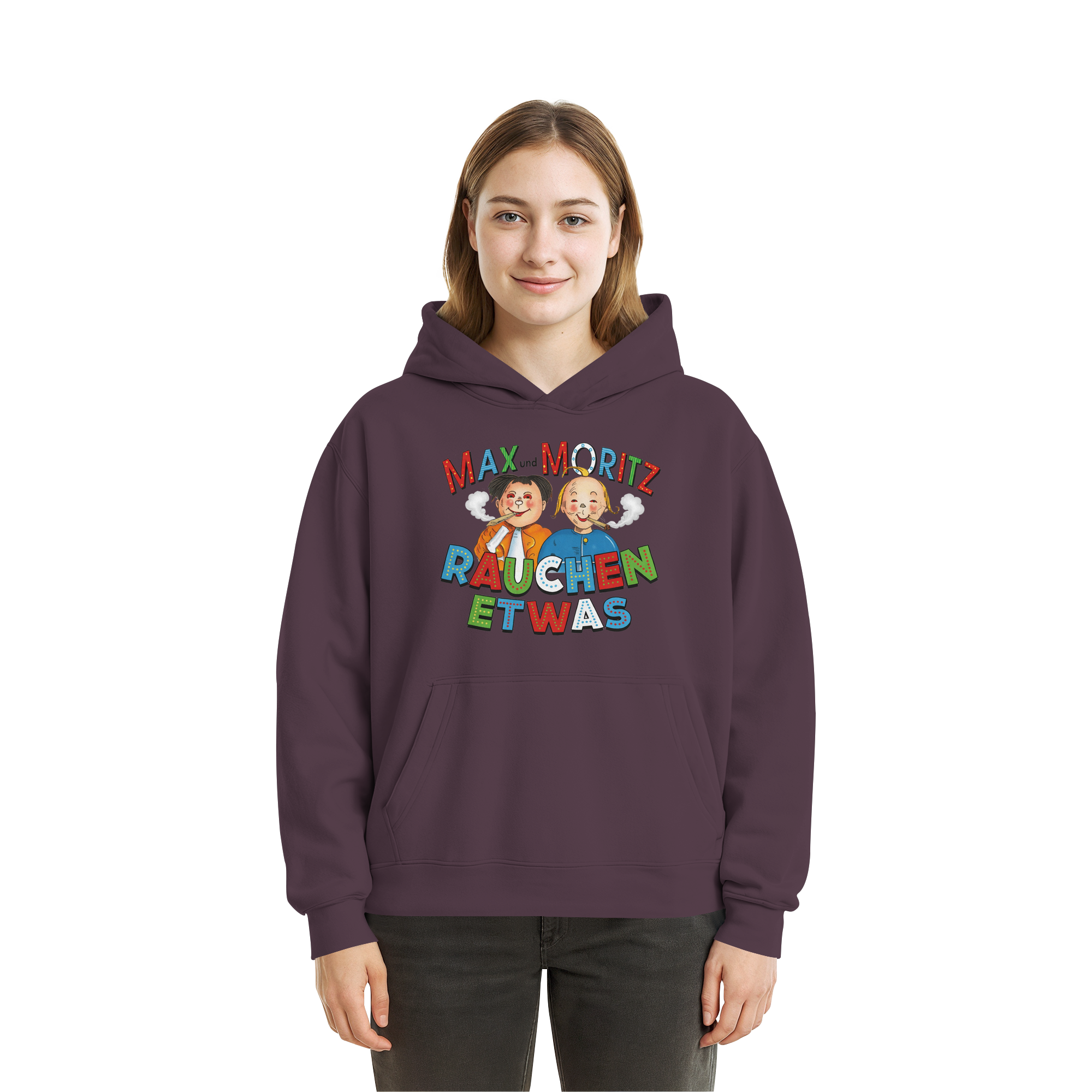 Max und Moritz - Fluffy Boxcut Hoodie