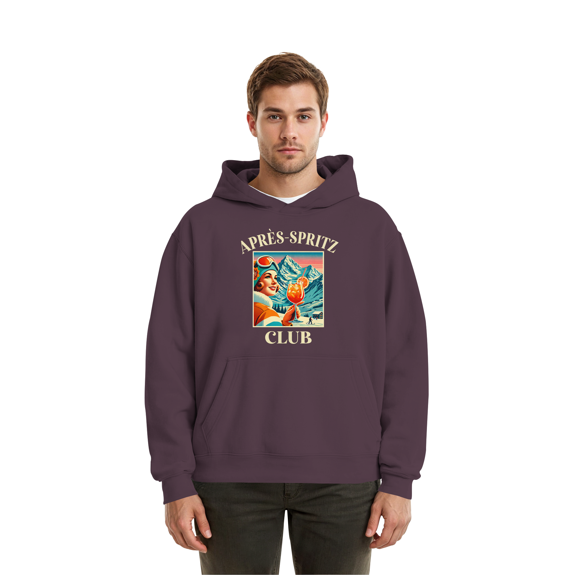 Apres Spritz Club - Fluffy Boxcut Hoodie