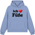 I Love Feet - Fluffy Boxcut Hoodie