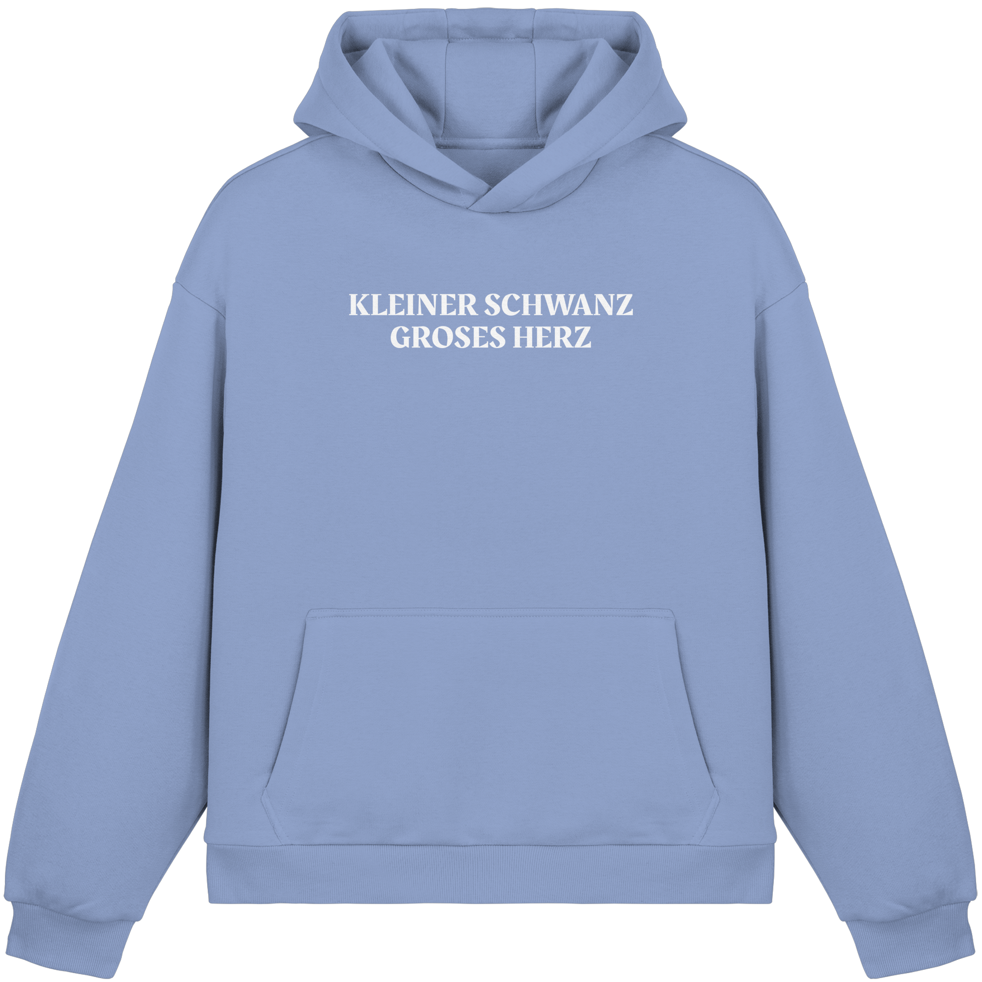 Schwanz Weiss - Fluffy Boxcut Hoodie