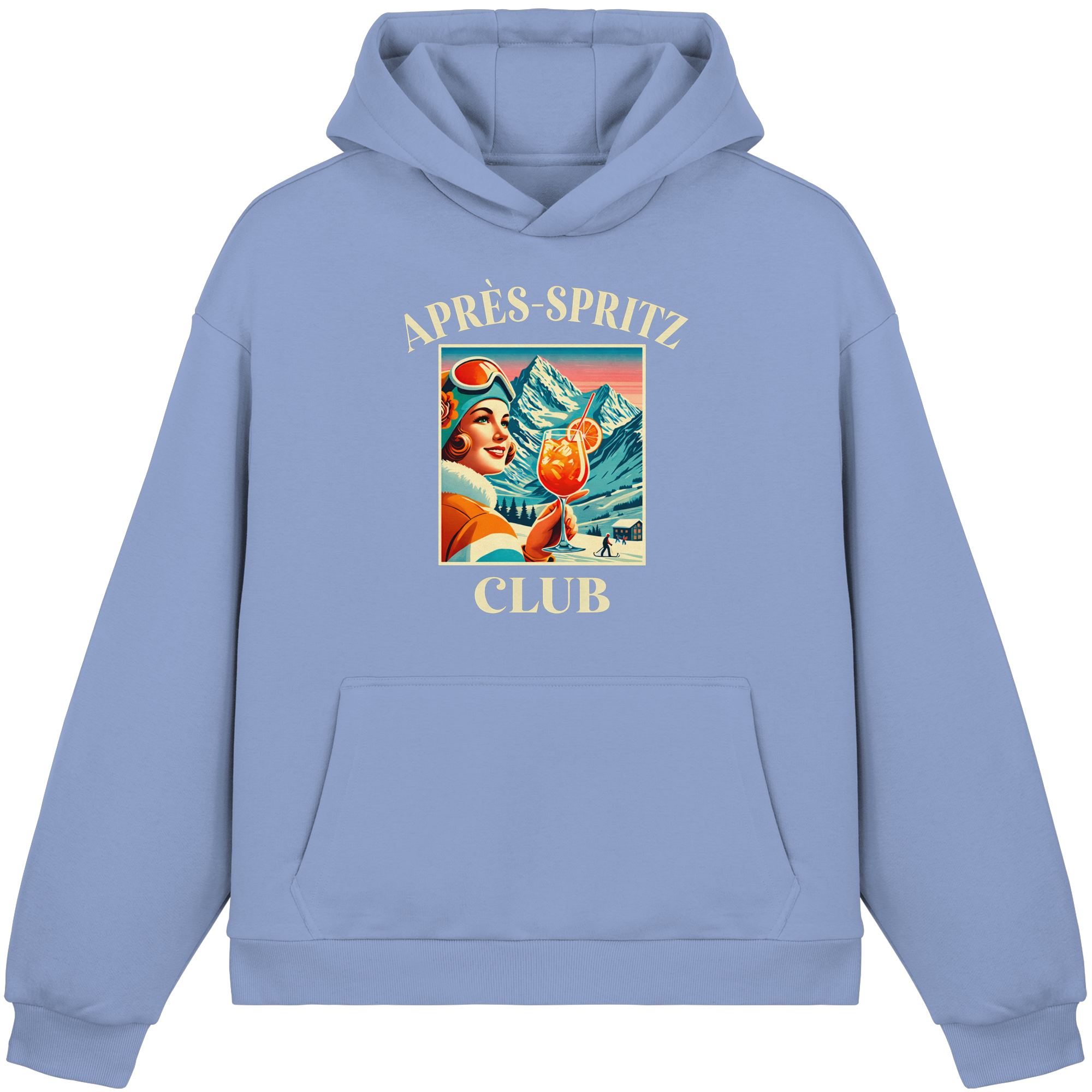 Apres Spritz Club - Fluffy Boxcut Hoodie
