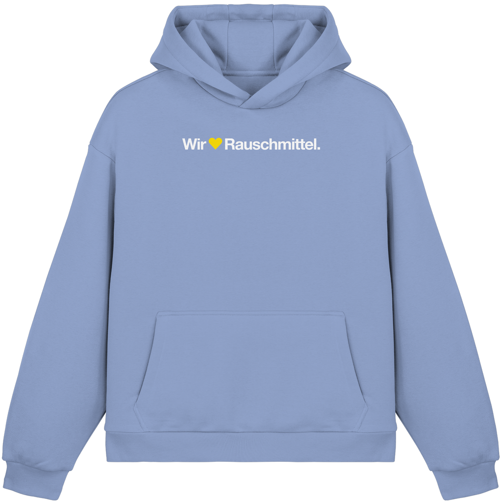 Wir Lieben Rauschmittel - Dark - Fluffy Boxcut Hoodie