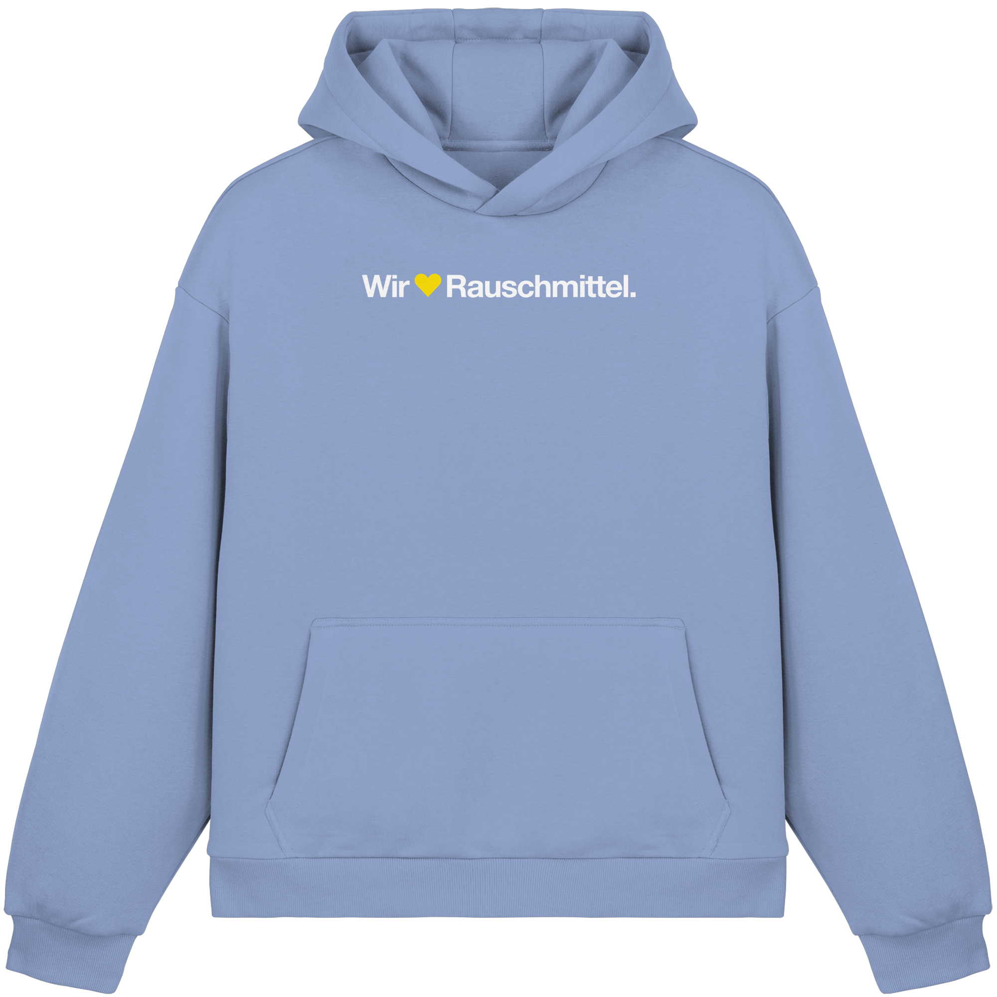 Wir Lieben Rauschmittel - Dark - Fluffy Boxcut Hoodie