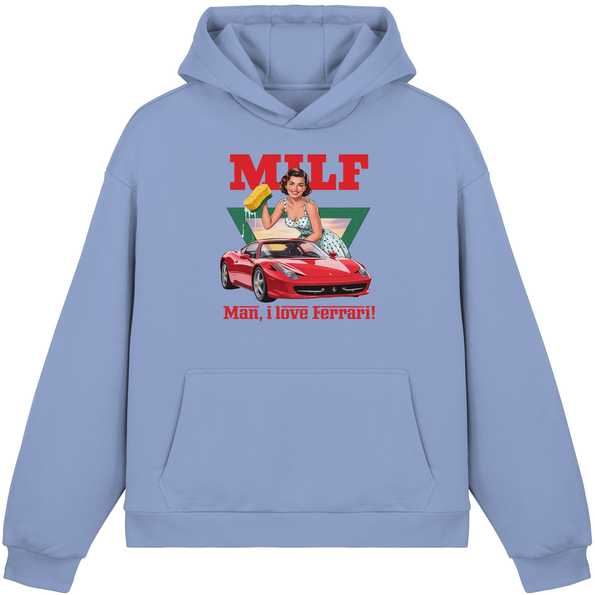 MILF - Fluffy Boxcut Hoodie
