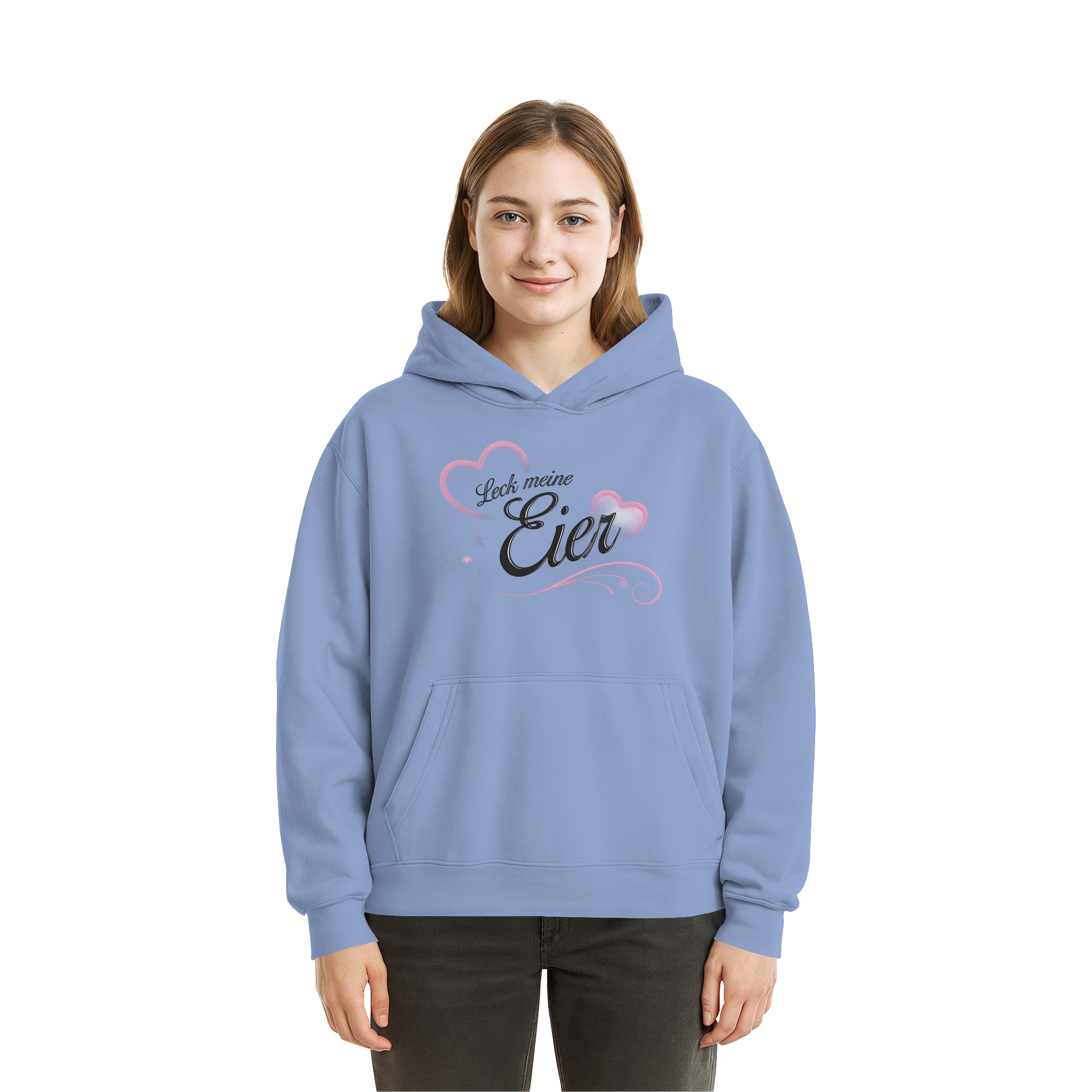 Leck meine Eier - Fluffy Boxcut Hoodie