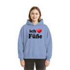 I Love Feet - Fluffy Boxcut Hoodie
