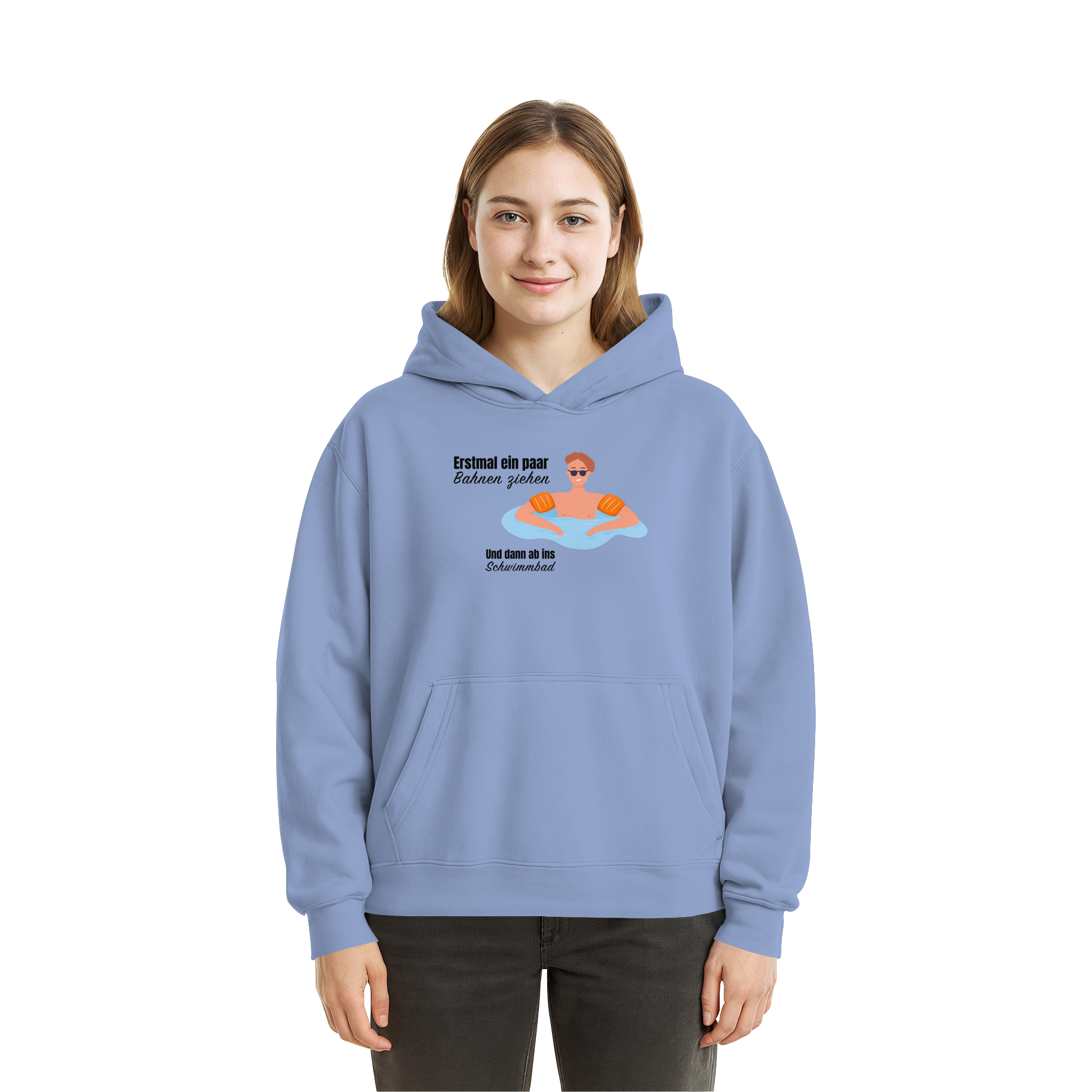 Bahnen Ziehen - Fluffy Boxcut Hoodie